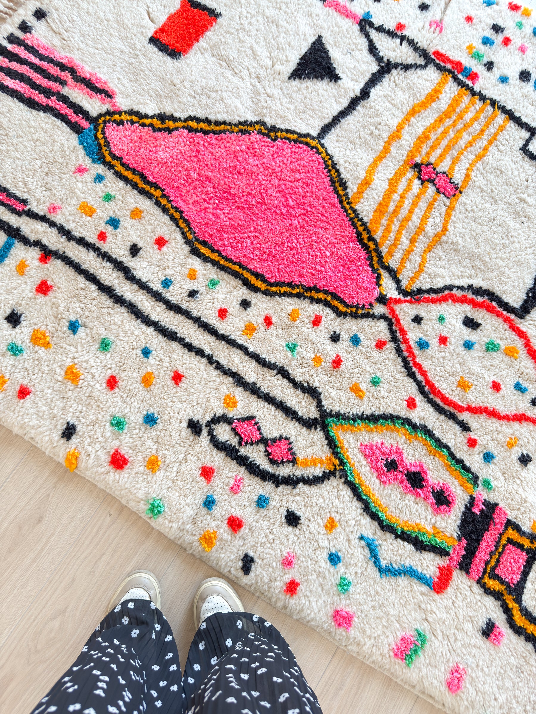 Tapis berbère coloré 169 x 283 cm - n°2629