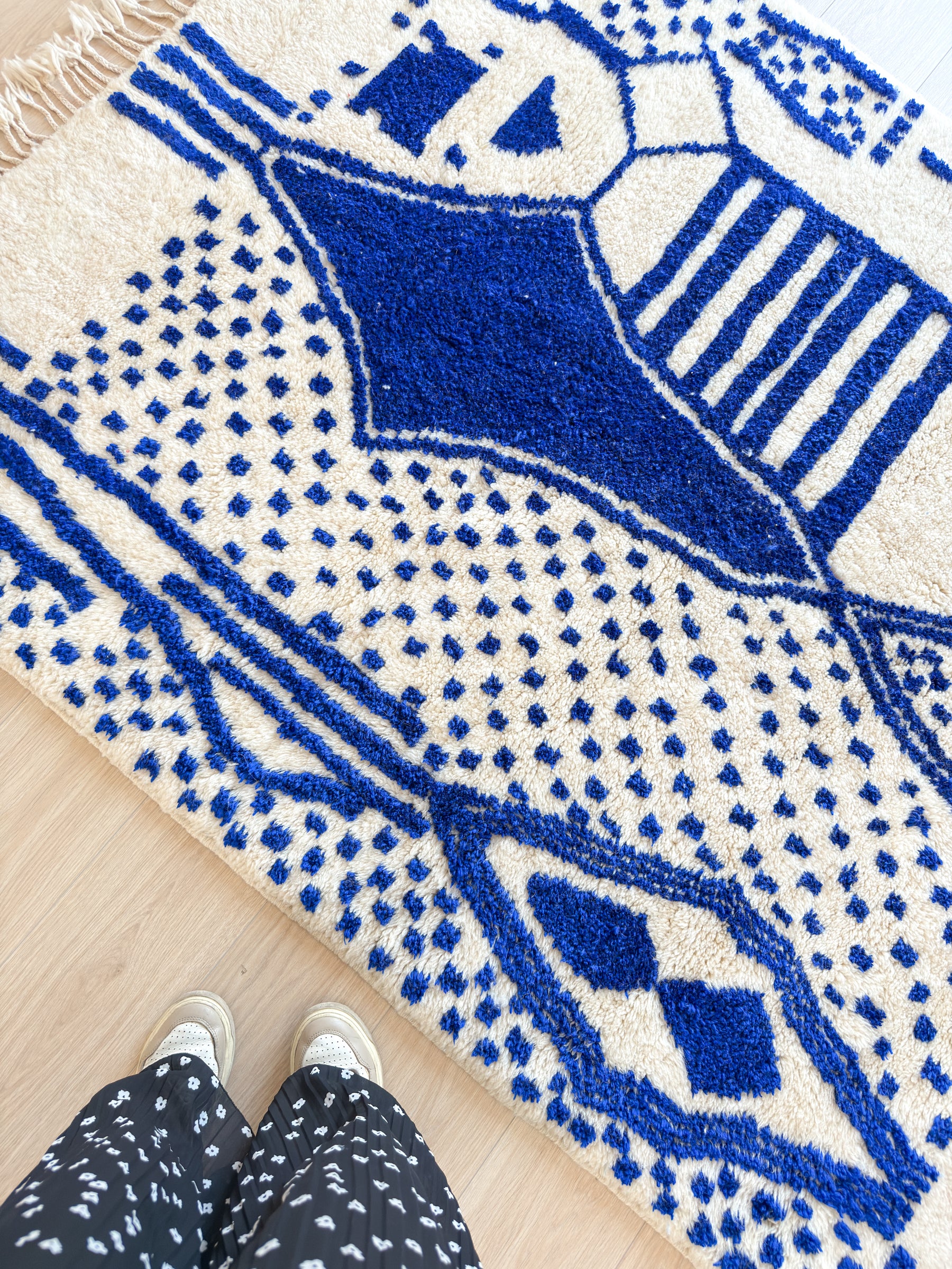 Tapis berbère coloré 155 x 225 cm - n°2630