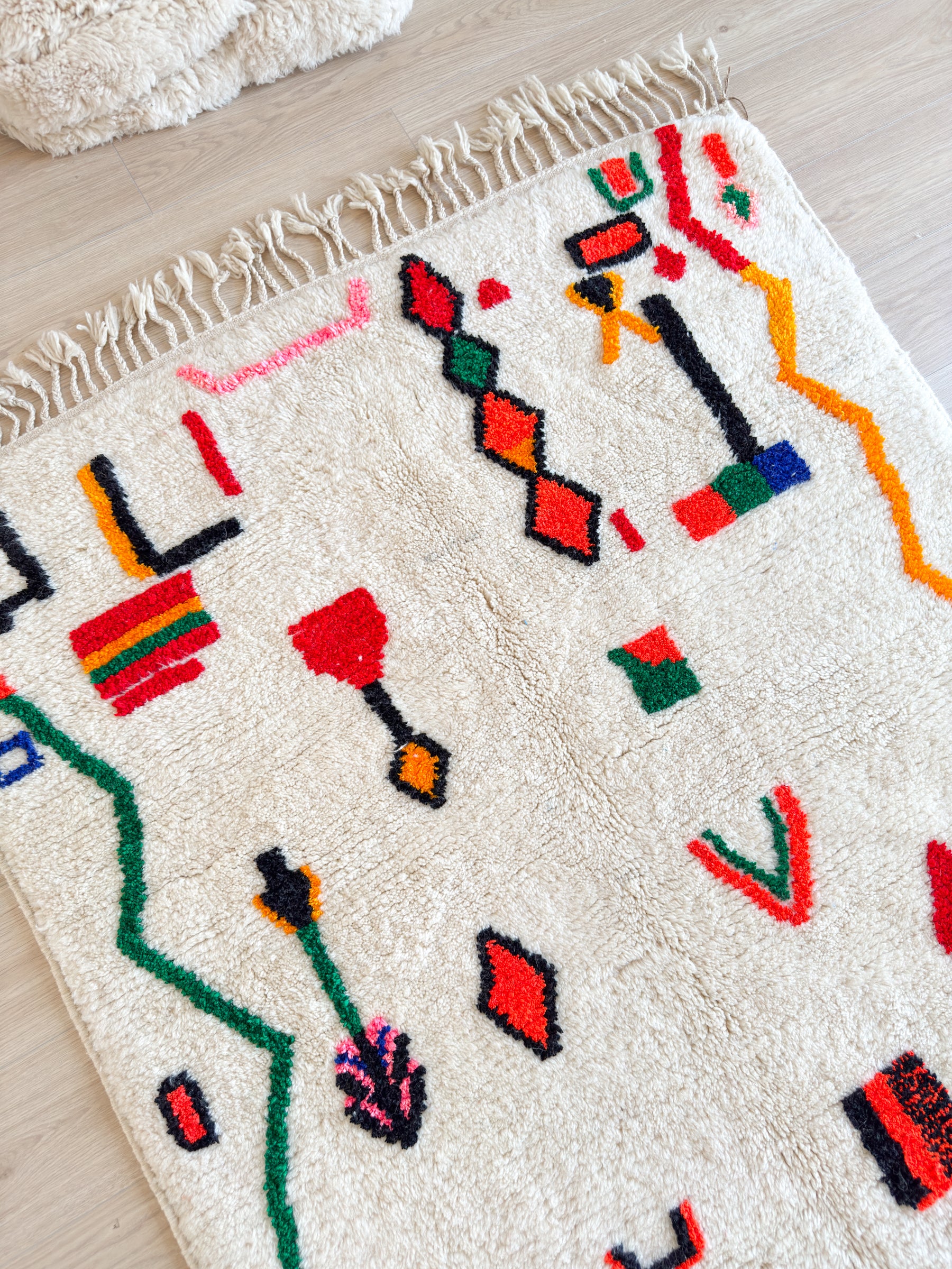 Tapis berbère coloré 147 x 276 cm - n°2614