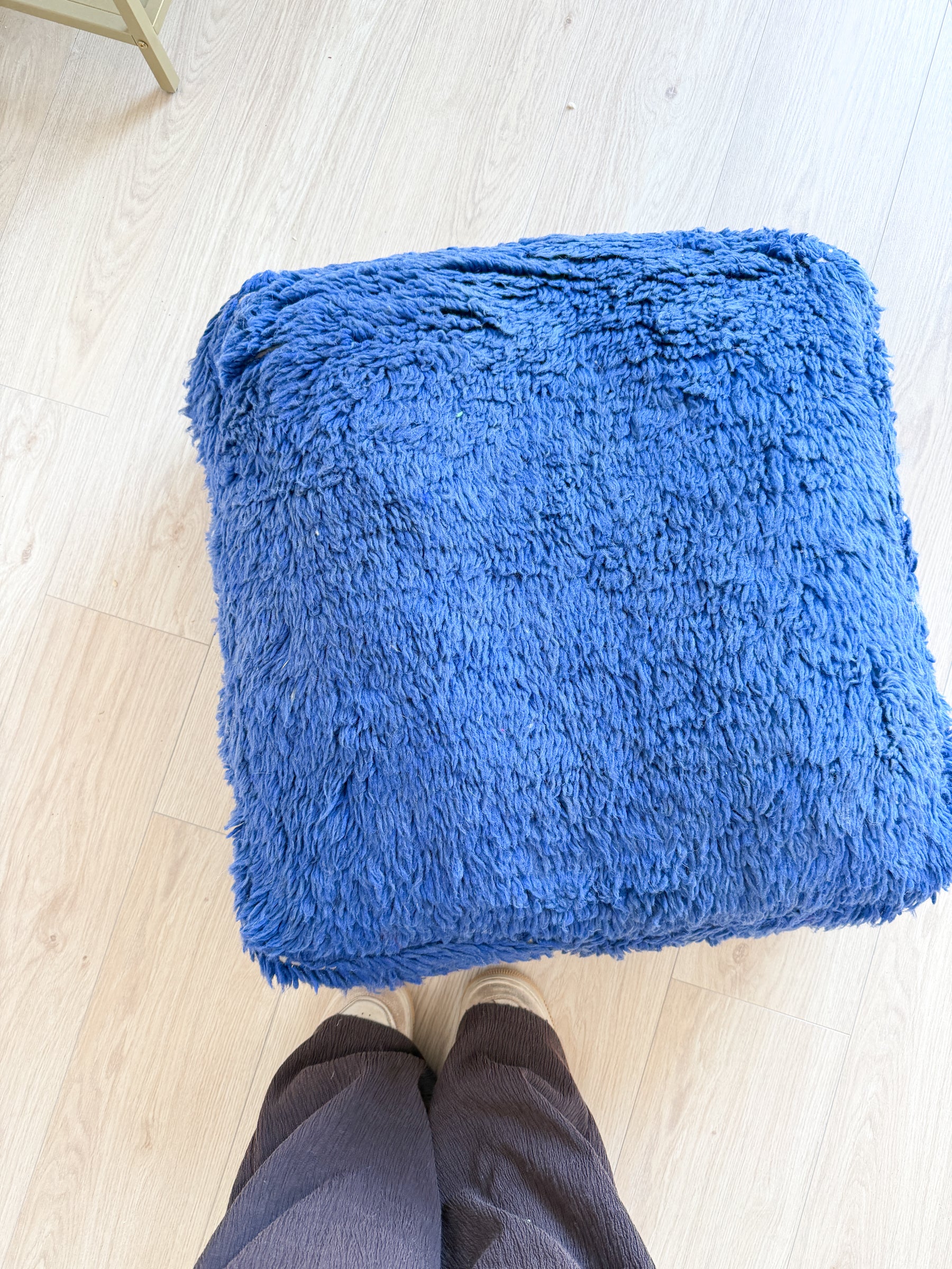 Marokkanischer Pouf, bunter Berber-Pouf - 60 x 60 cm - Nr. 68