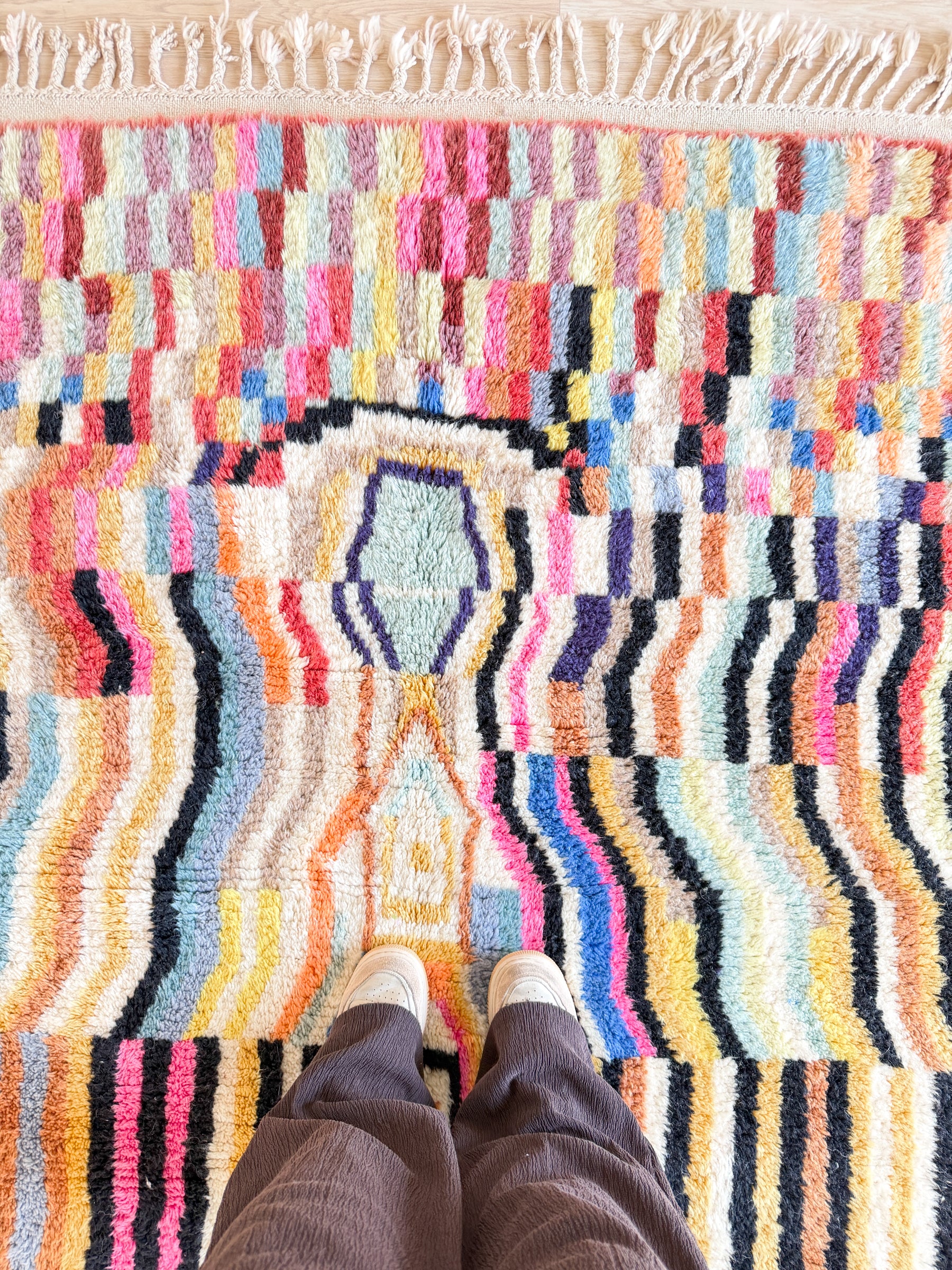 Tapis berbère coloré 171 x 256 cm - n°2637