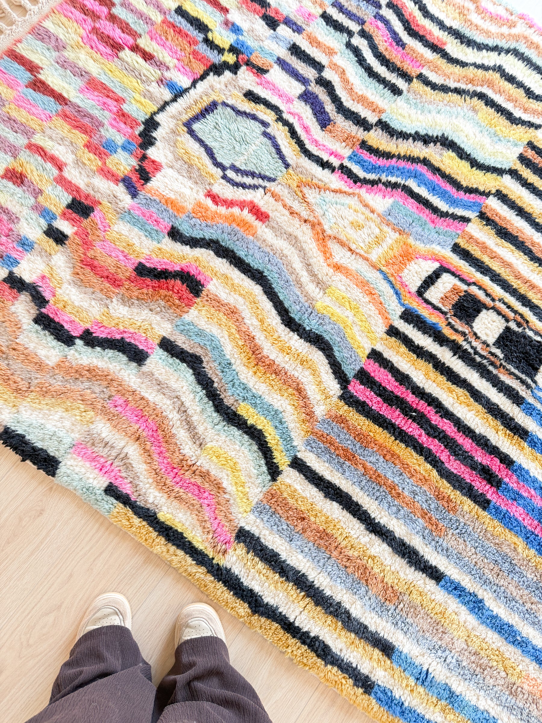 Tapis berbère coloré 171 x 256 cm - n°2637