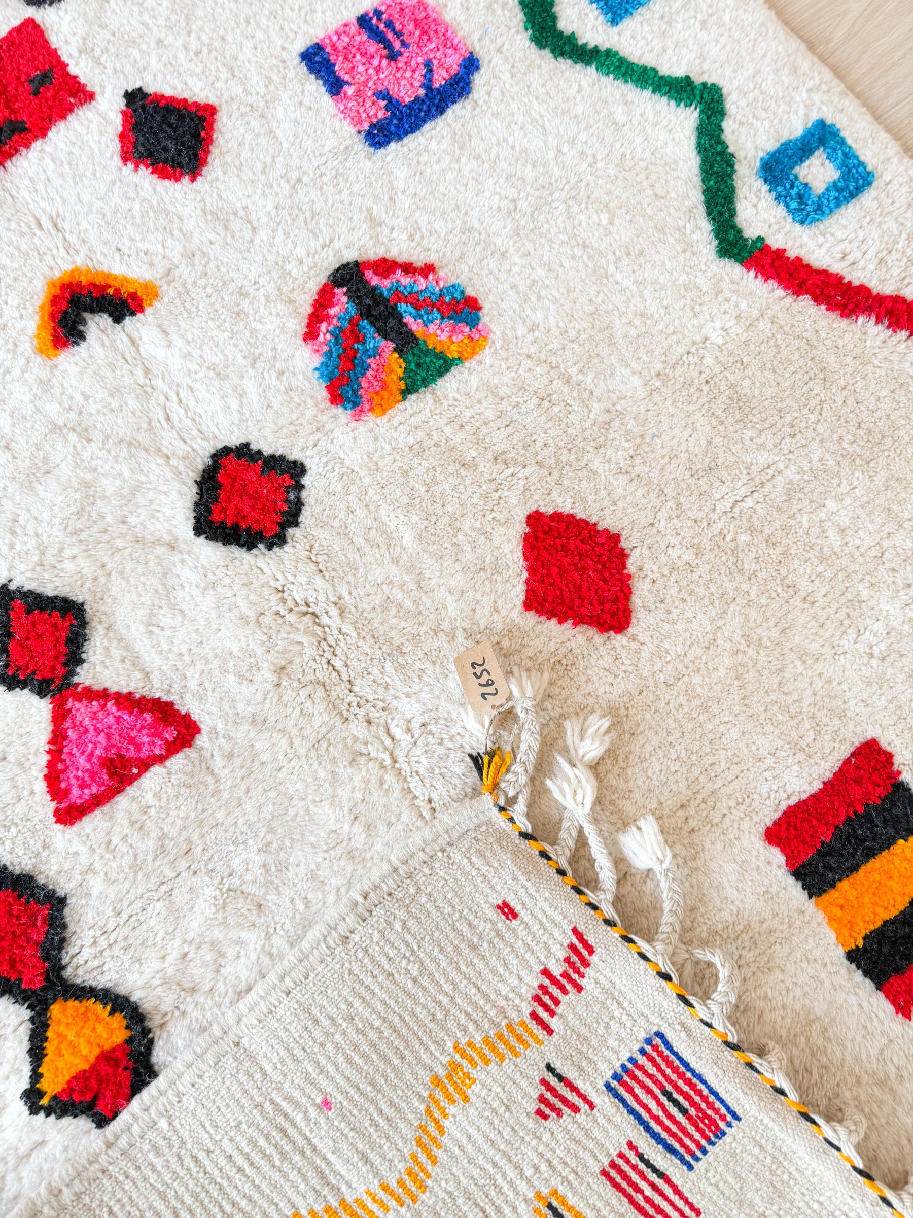 Tapis berbère coloré 150 x 268 cm - n°2652