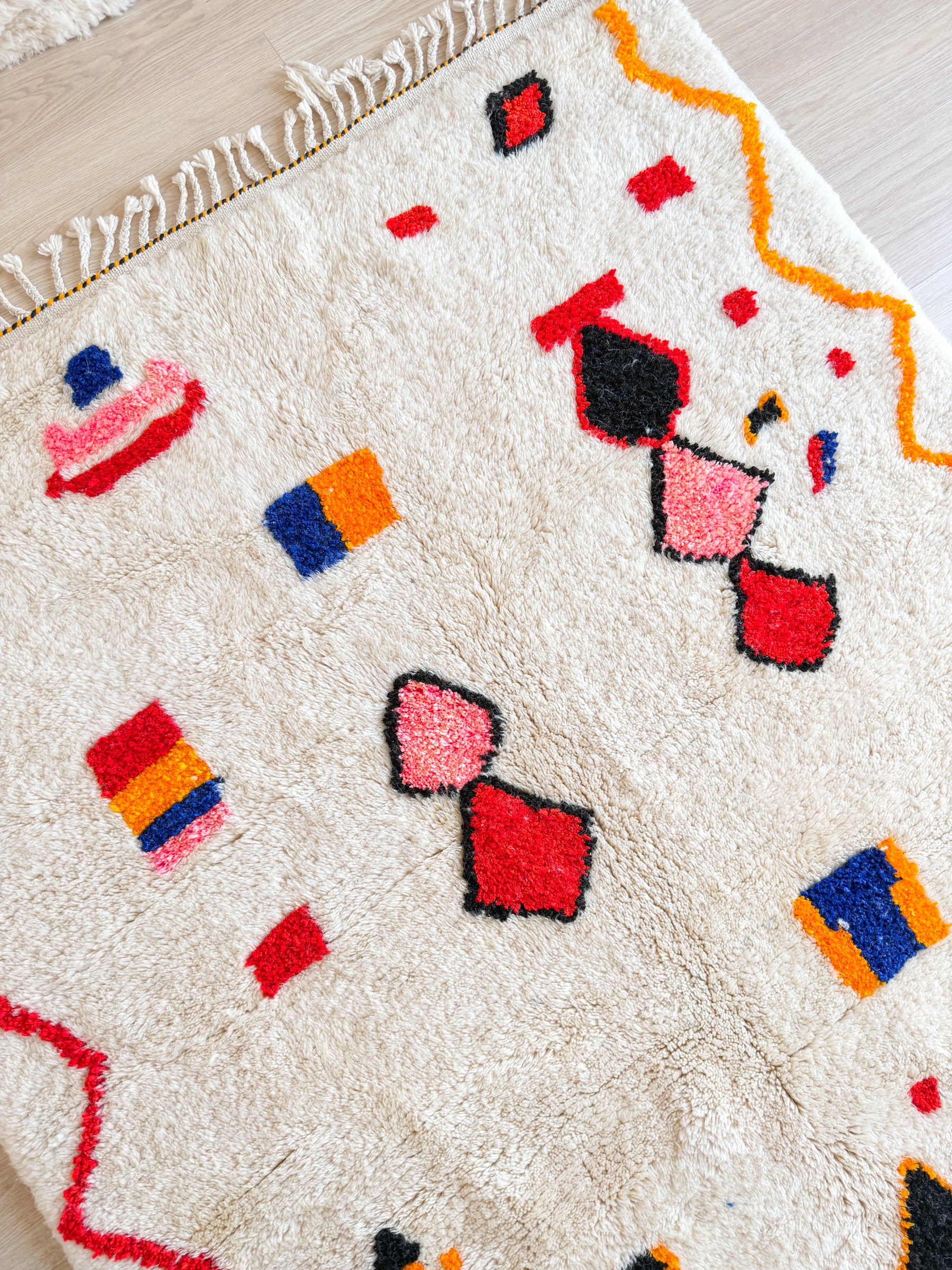 Tapis berbère coloré 150 x 257 cm - n°2650