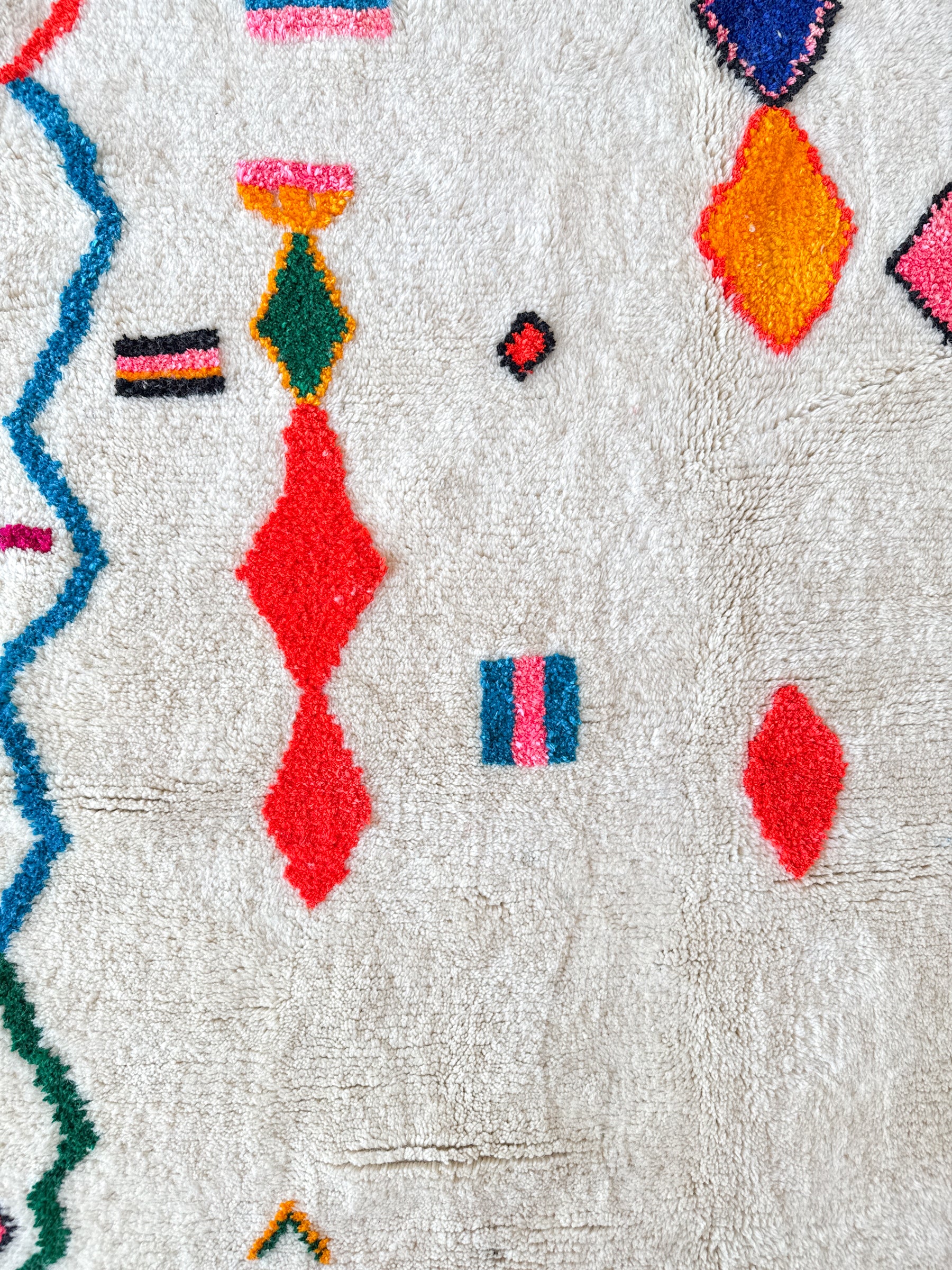 Tapis berbère coloré 151 x 295 cm - n°2646