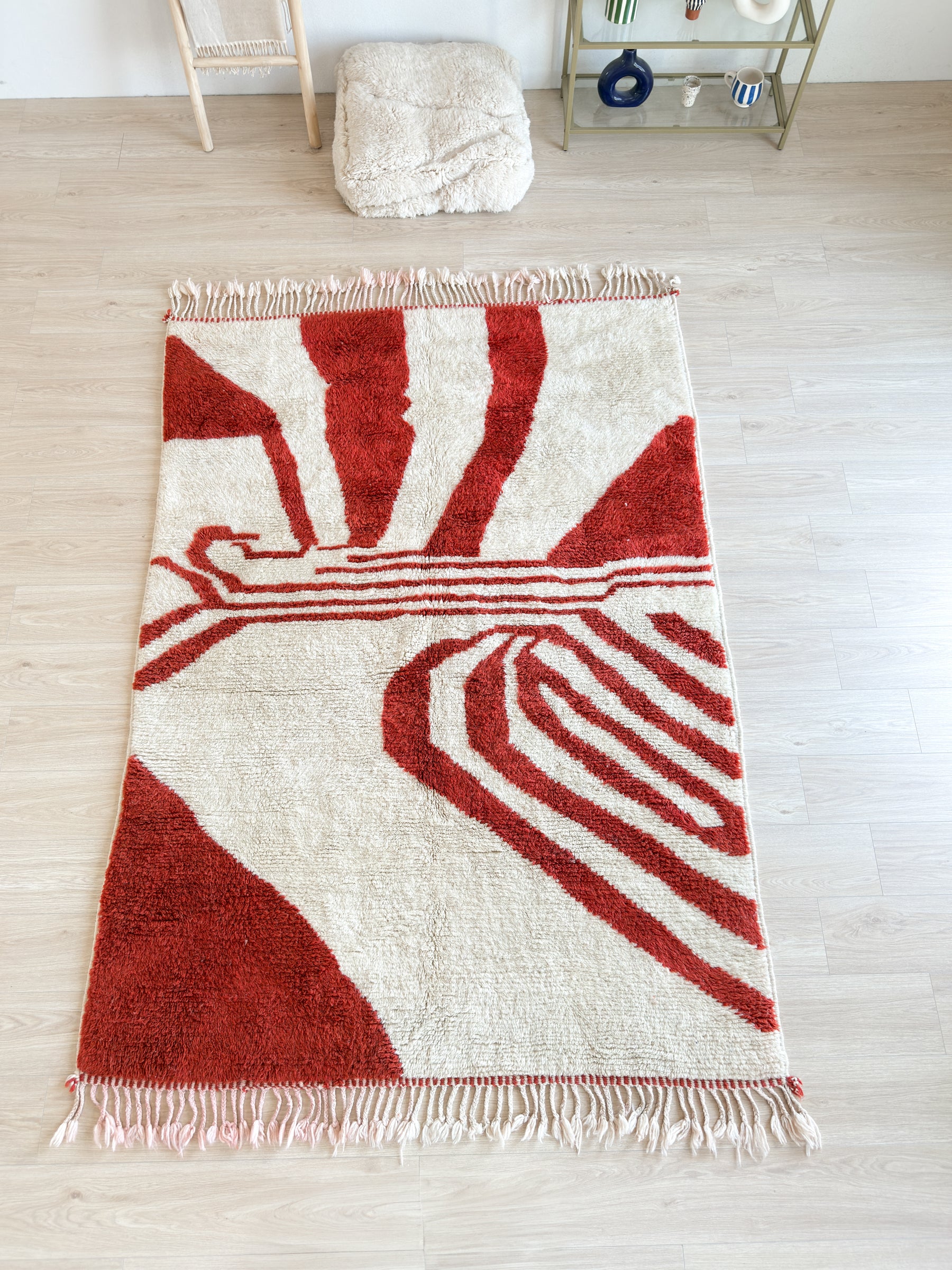 Tapis berbère coloré 174 x 269 cm - n°2655