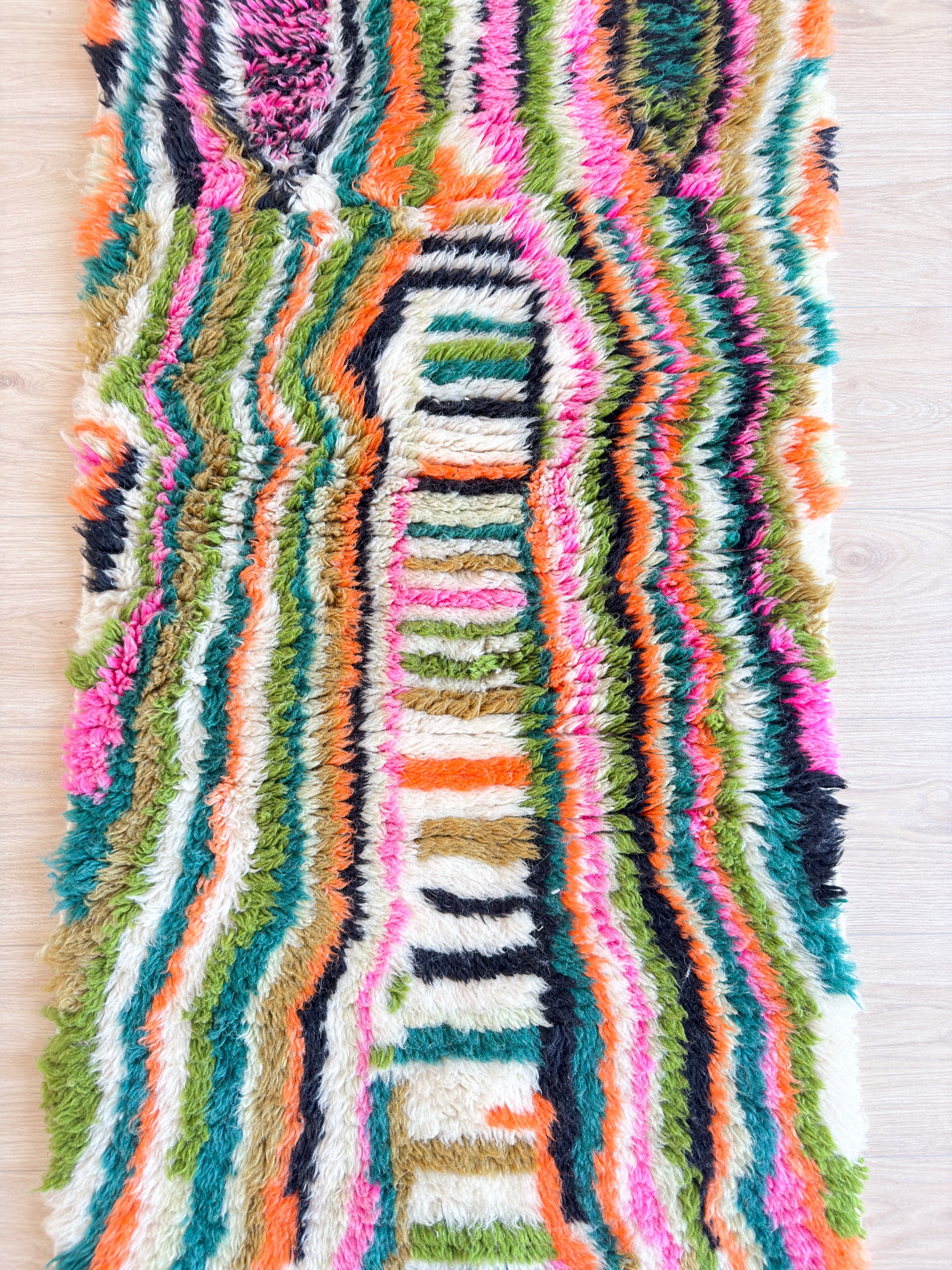 Tapis de couloir berbère coloré 70 x 255 cm - n°2632