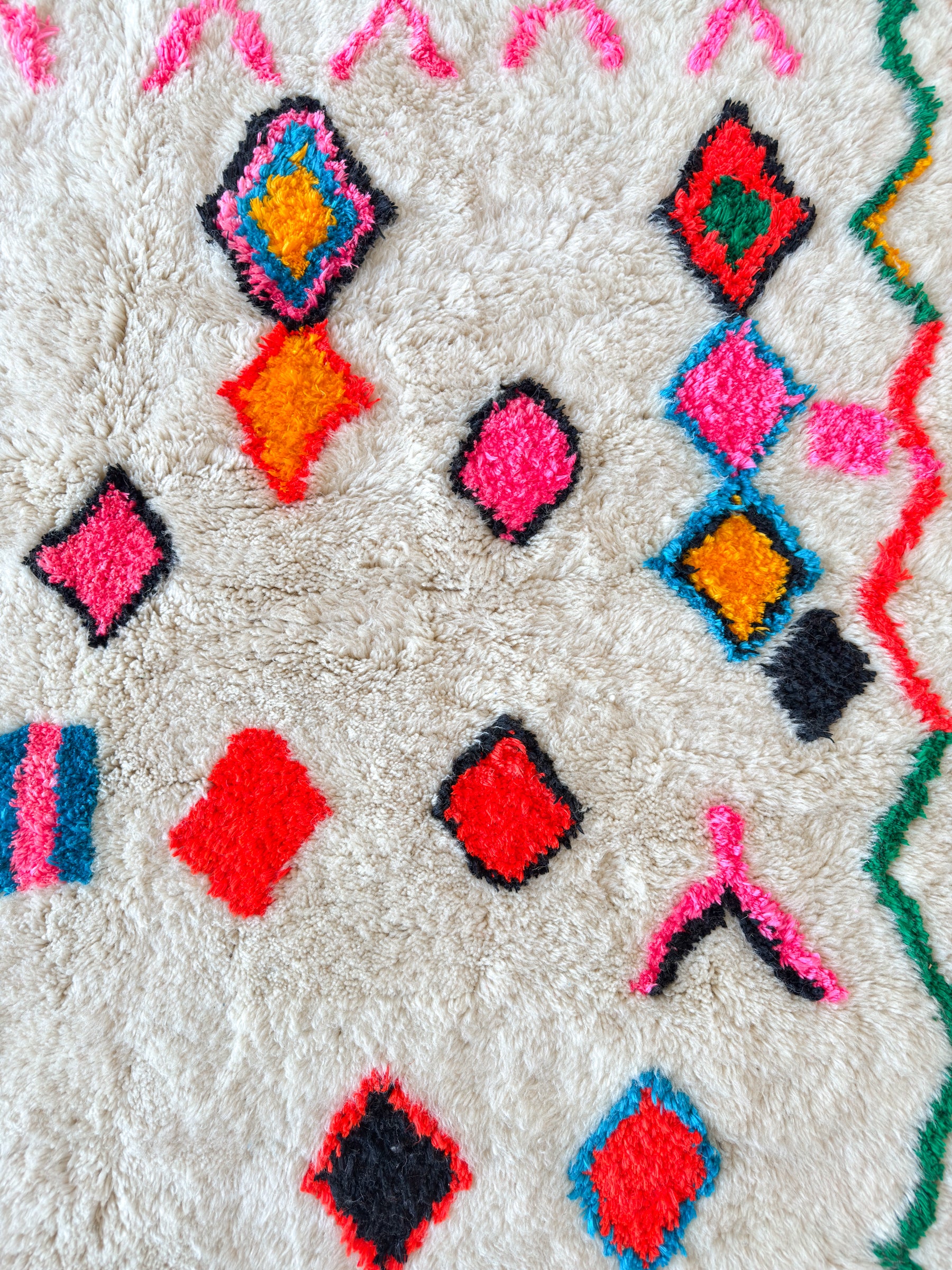 Tapis berbère coloré 157 x 234 cm - n°2644