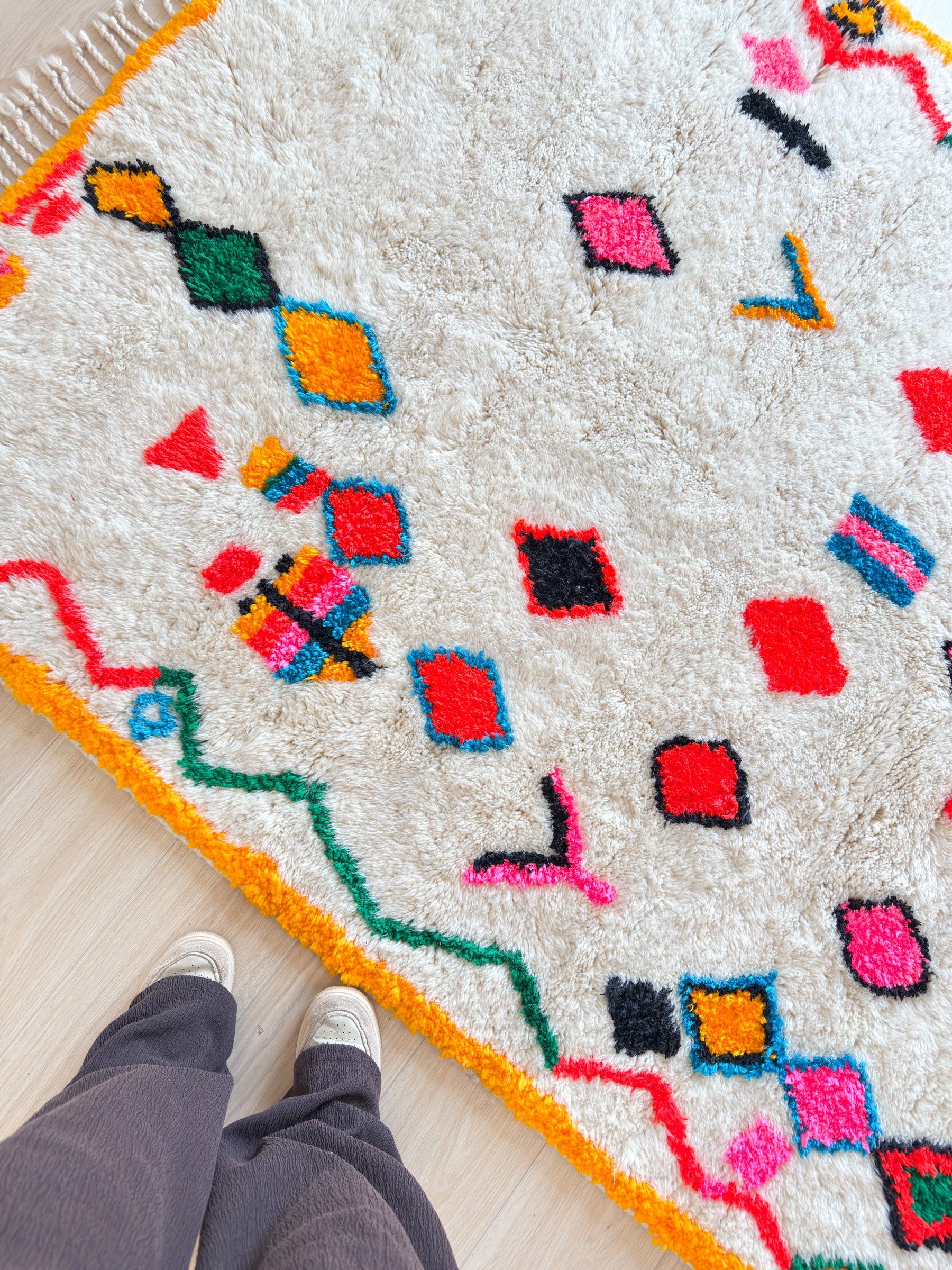 Tapis berbère coloré 157 x 234 cm - n°2644