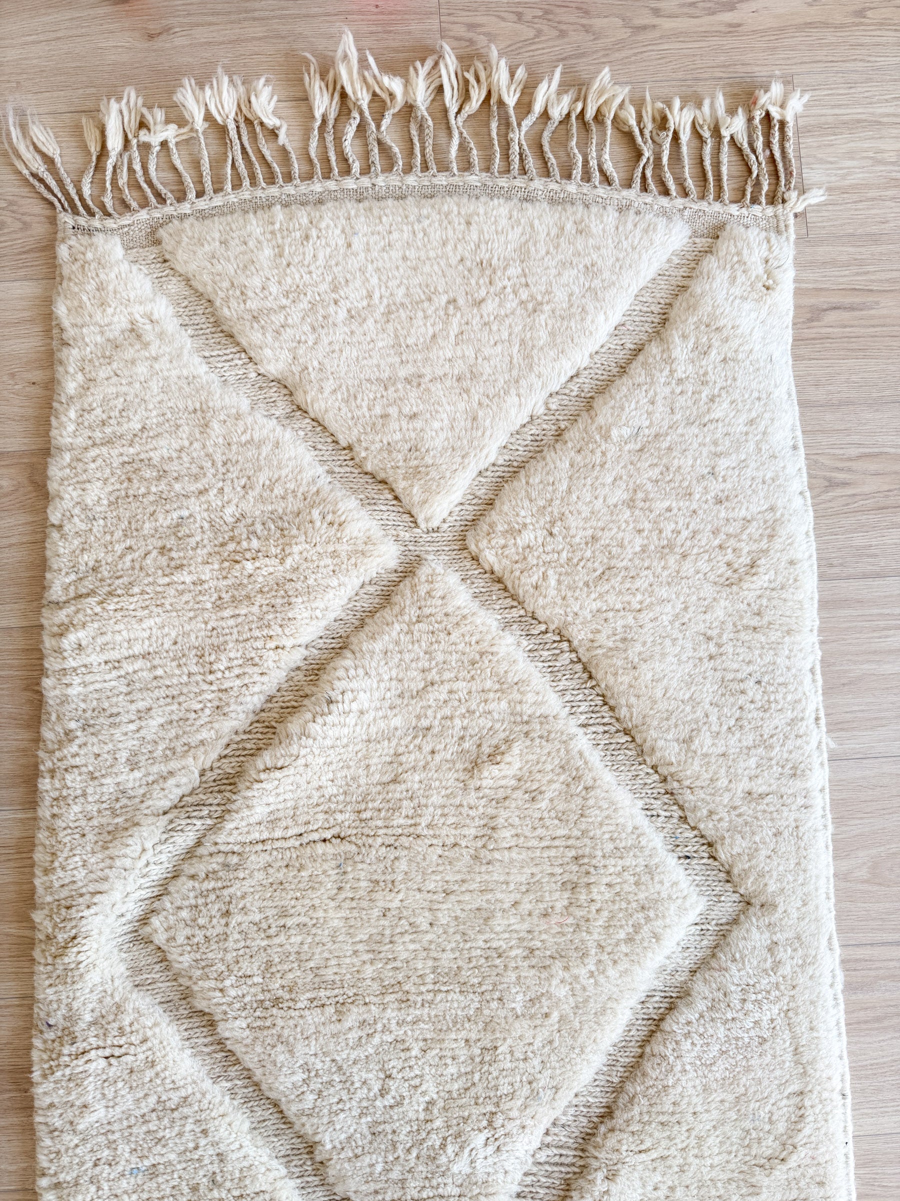 Tapis de couloir Beni Ouarain 82 x 327 cm - n°2336