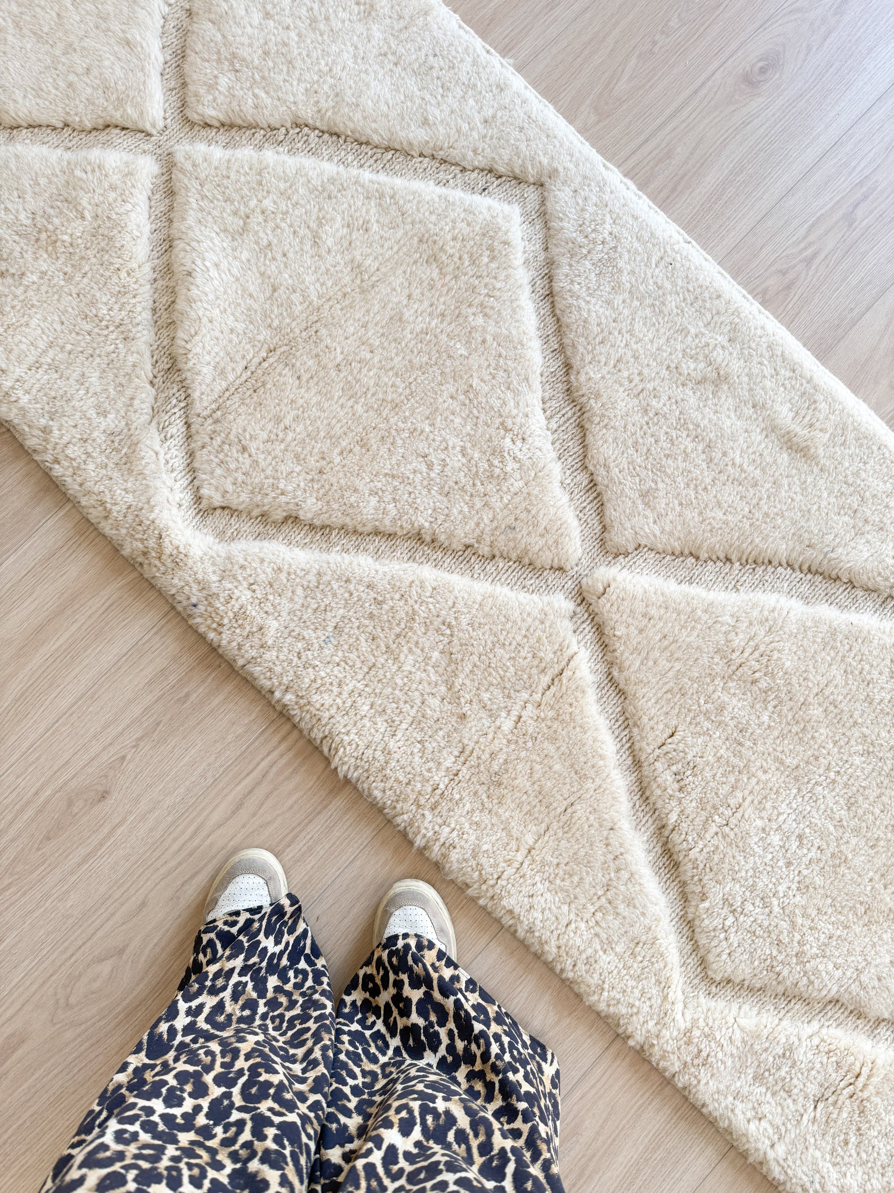 Tapis de couloir Beni Ouarain 82 x 327 cm - n°2336