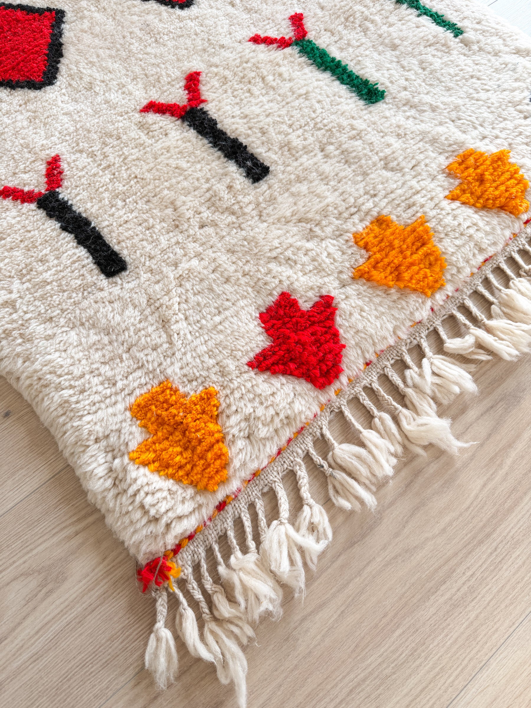 Kleurrijke Berberse lopermat 84 x 251 cm - n°2374