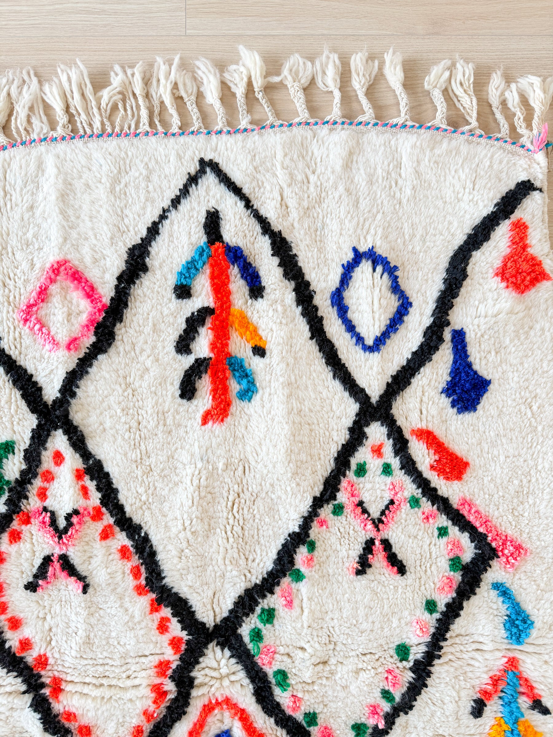 Colorful Berber rug 103 x 178 cm - No. 2411