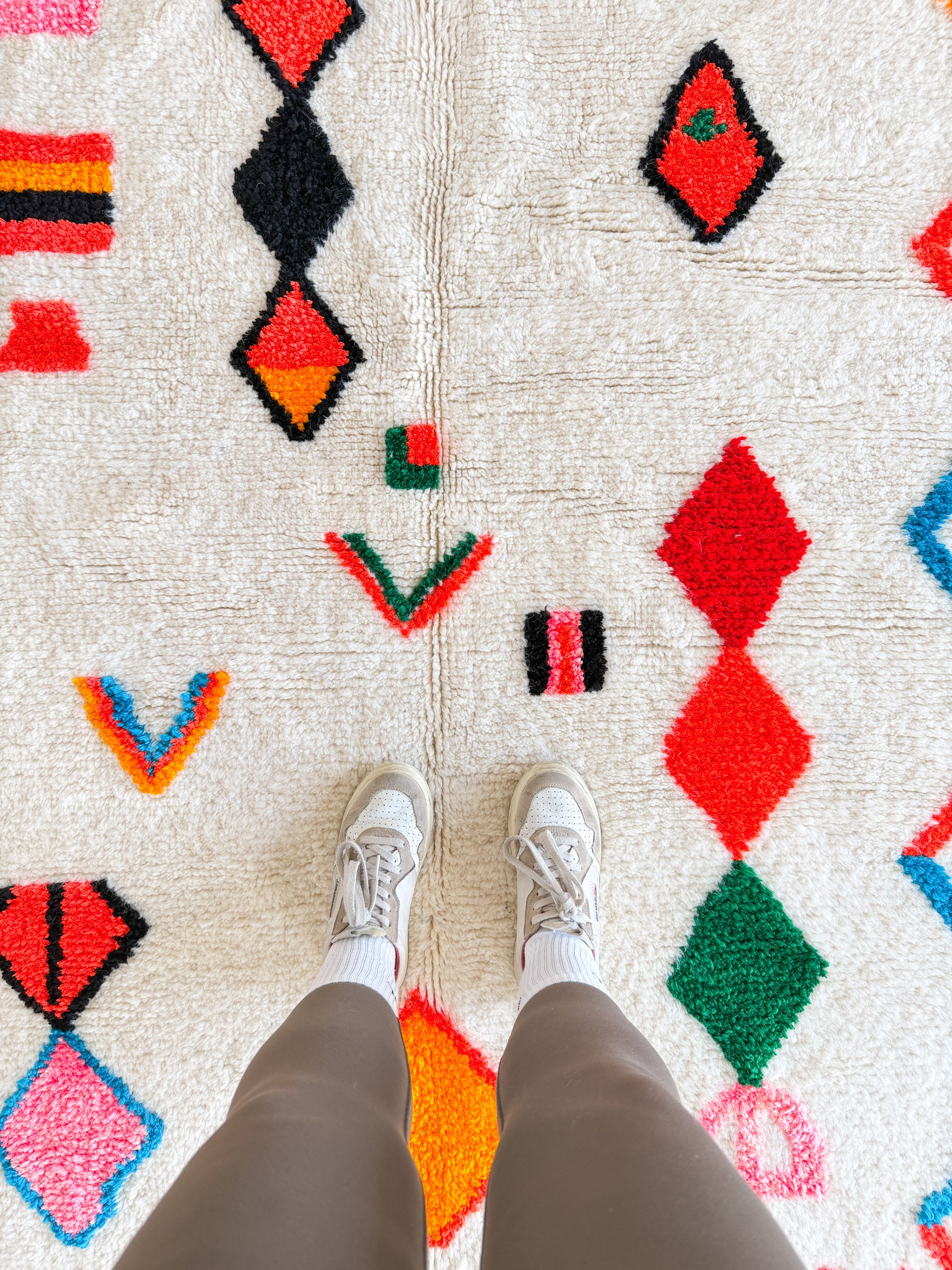 Tapis berbère coloré 150 x 216 cm - n°2381