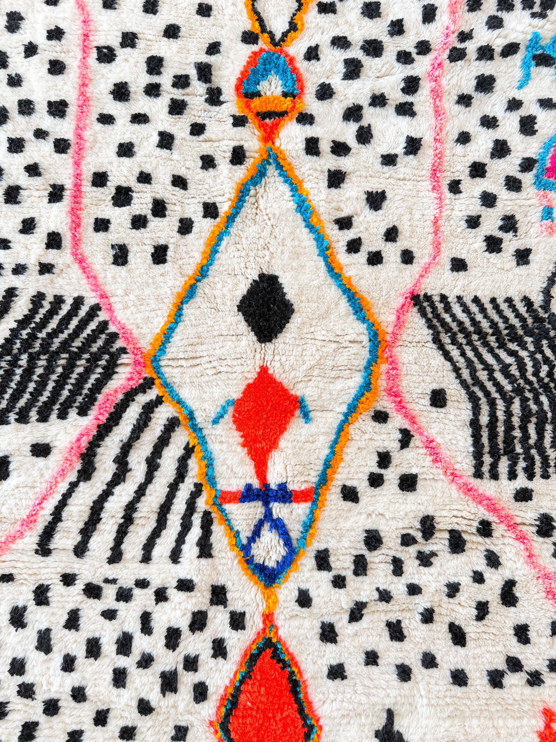 Tapis berbère coloré 142 x 207 cm - n°2404