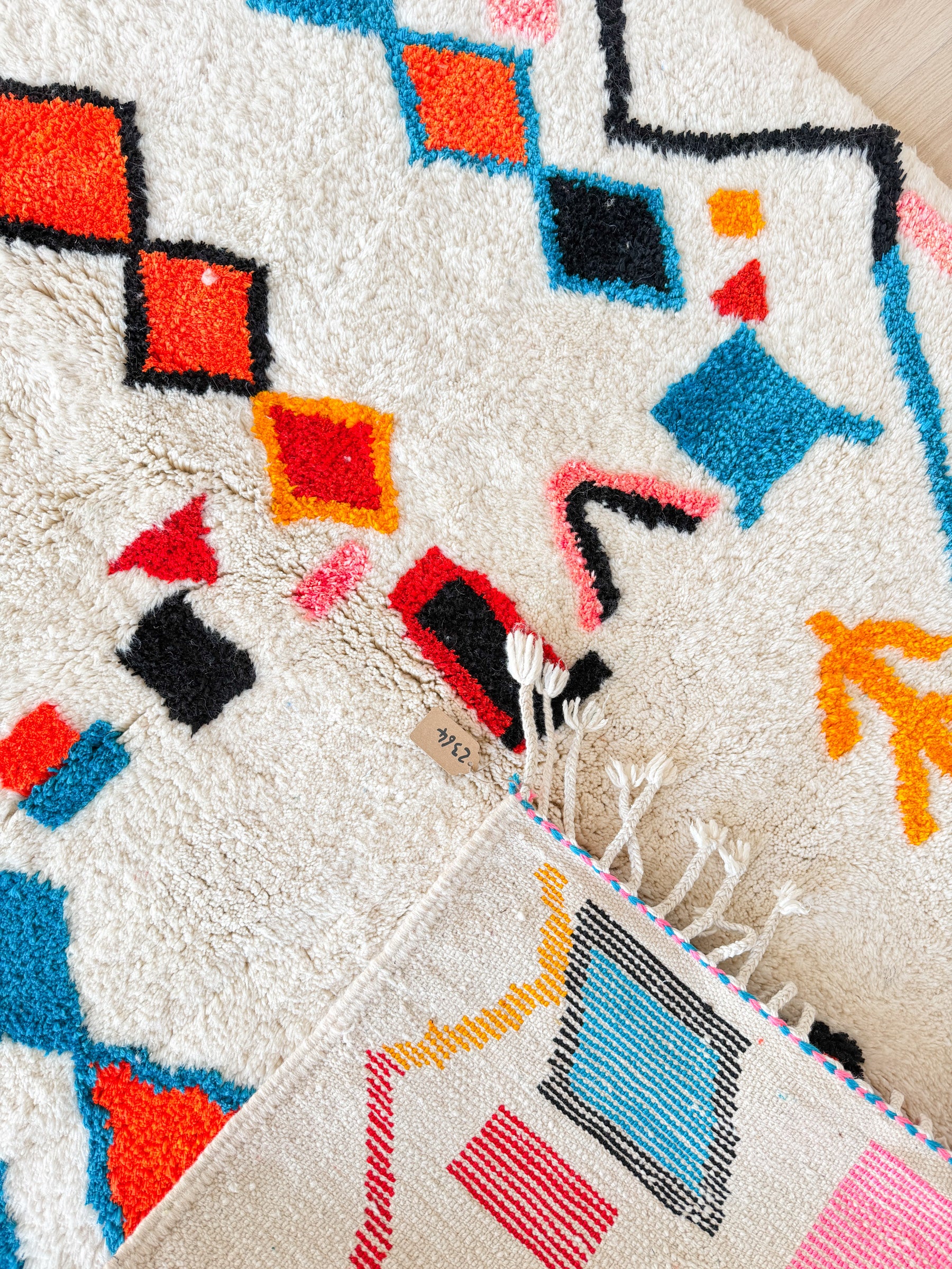 Colorful Berber rug 154 x 225 cm - No. 2364