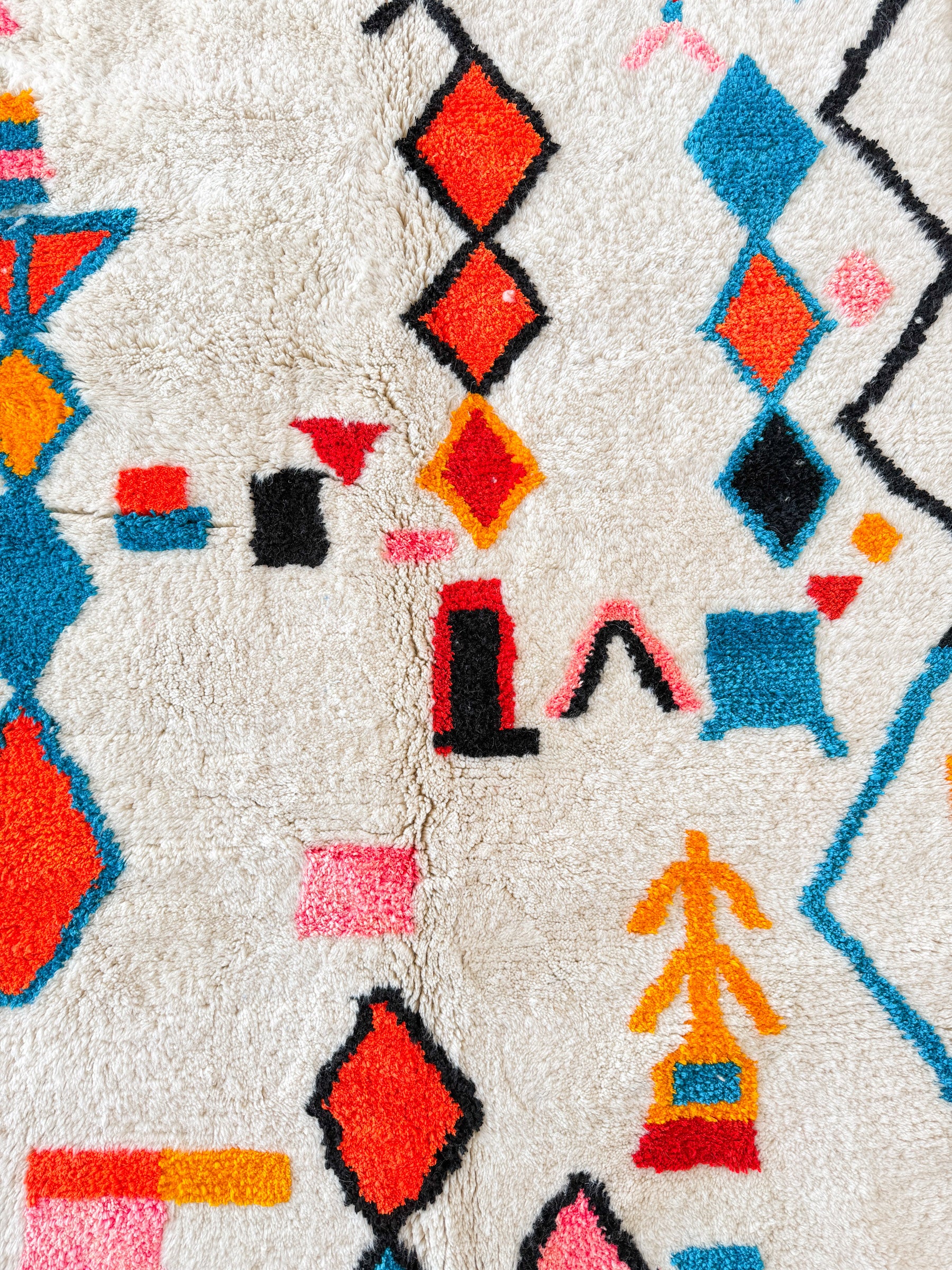 Färgglad berbermatta 154 x 225 cm - n°2364