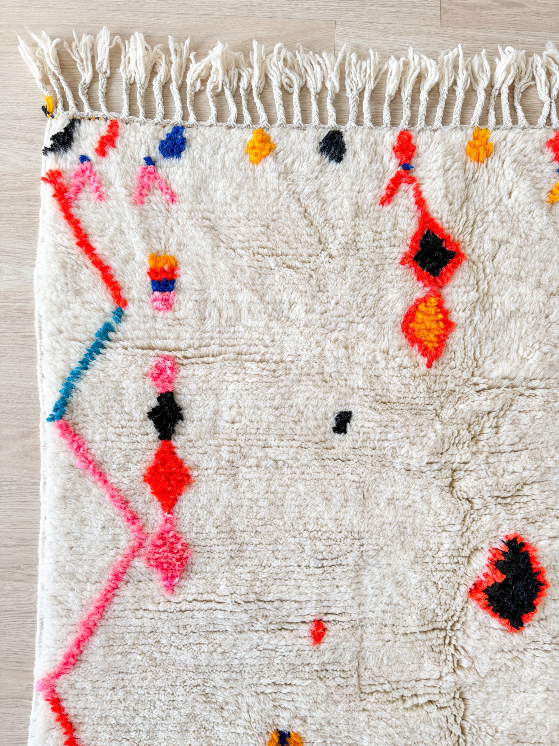 Colorful Berber rug 126 x 208 cm - No. 2469