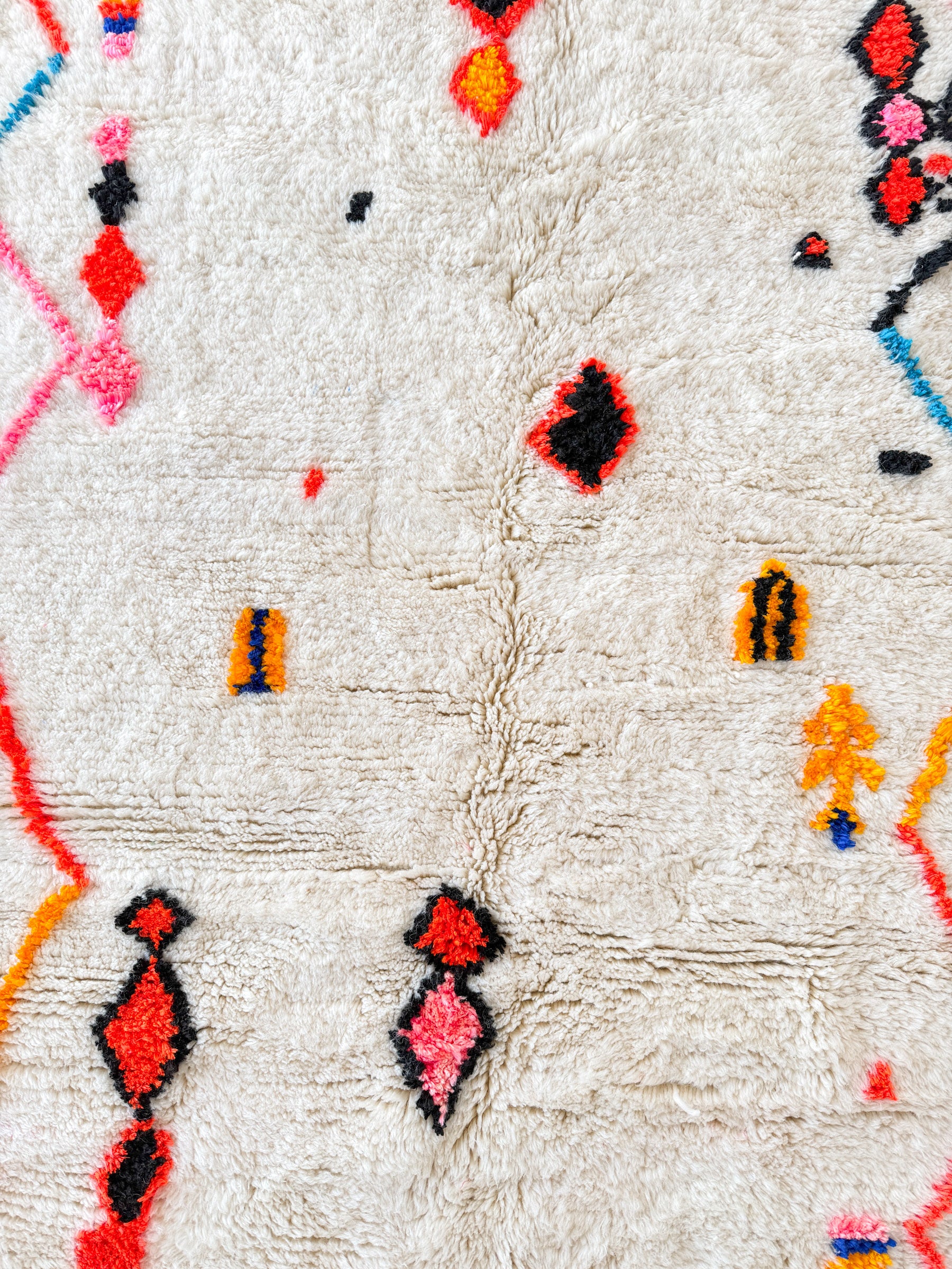 Colorful Berber rug 126 x 208 cm - No. 2469