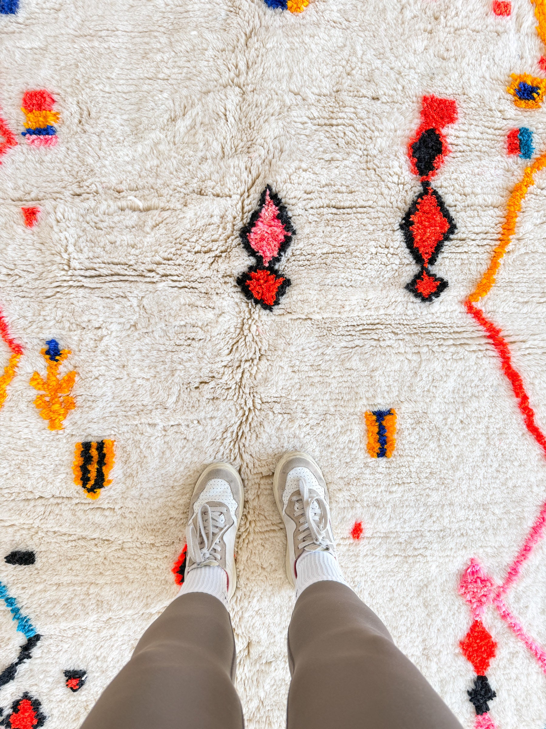 Tapis berbère coloré 126 x 208 cm - n°2469