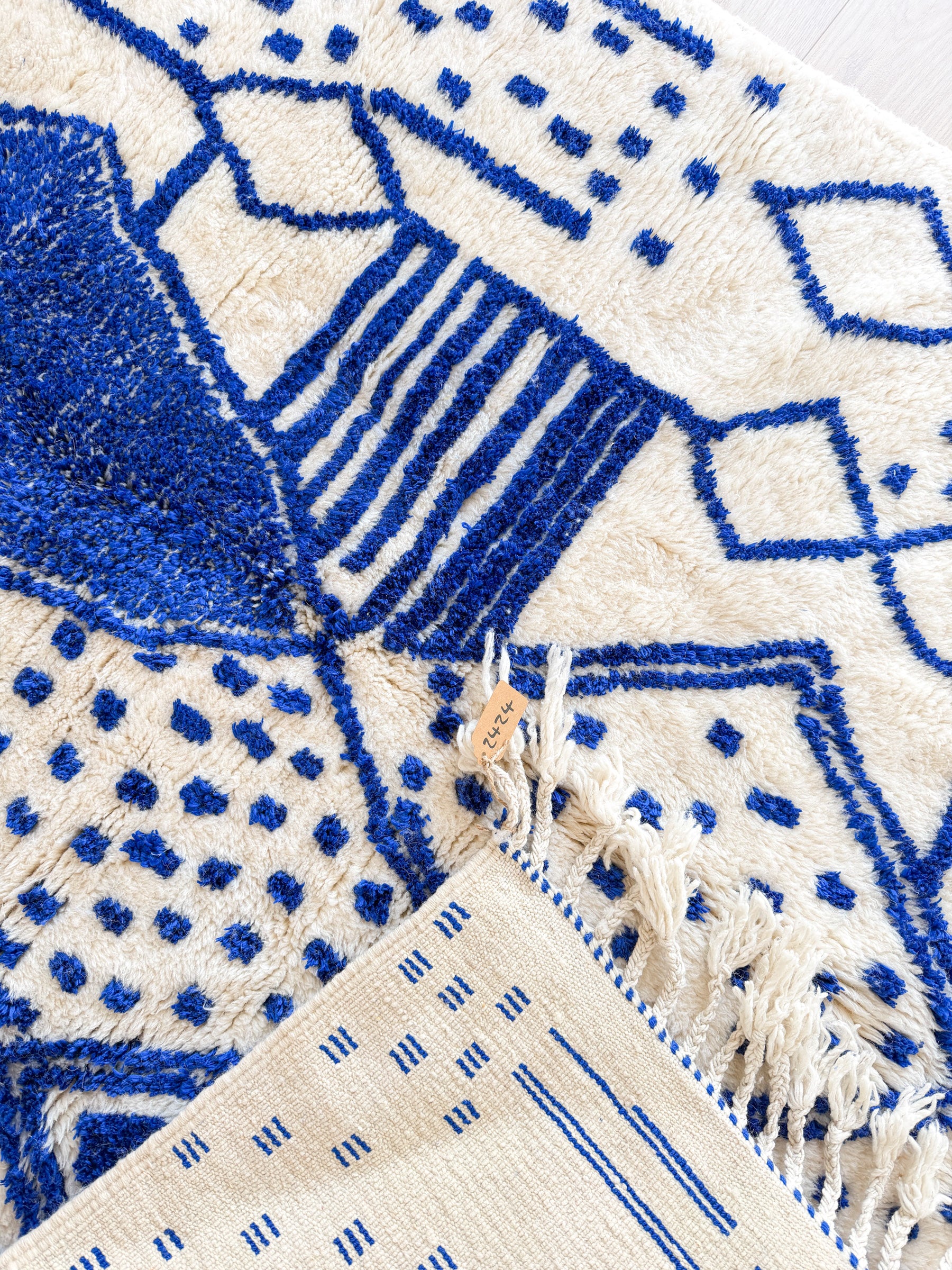 Colorful Berber rug 147 x 224 cm - No. 2424