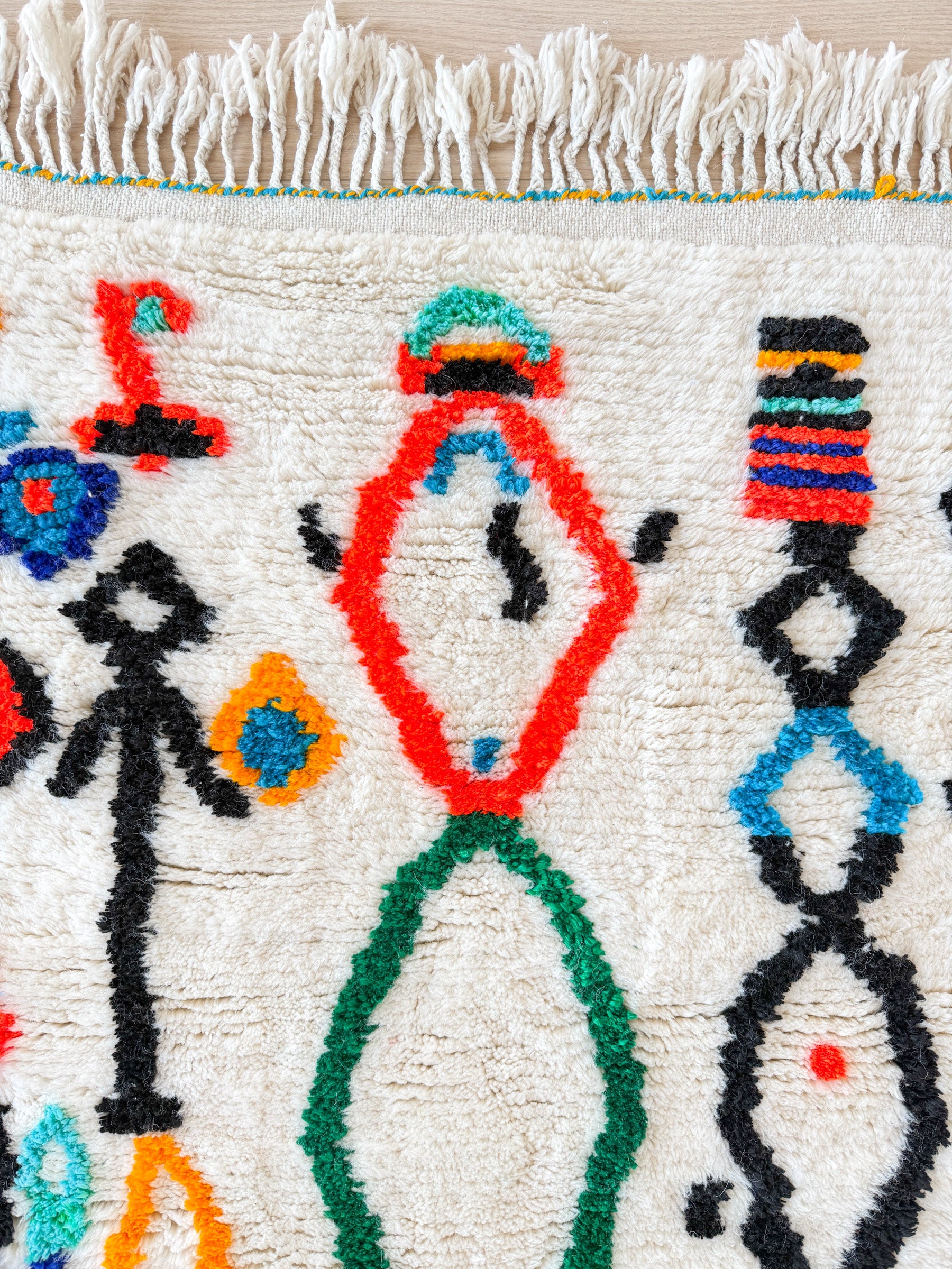 Colorful Berber rug 102 x 169 cm - No. 2406