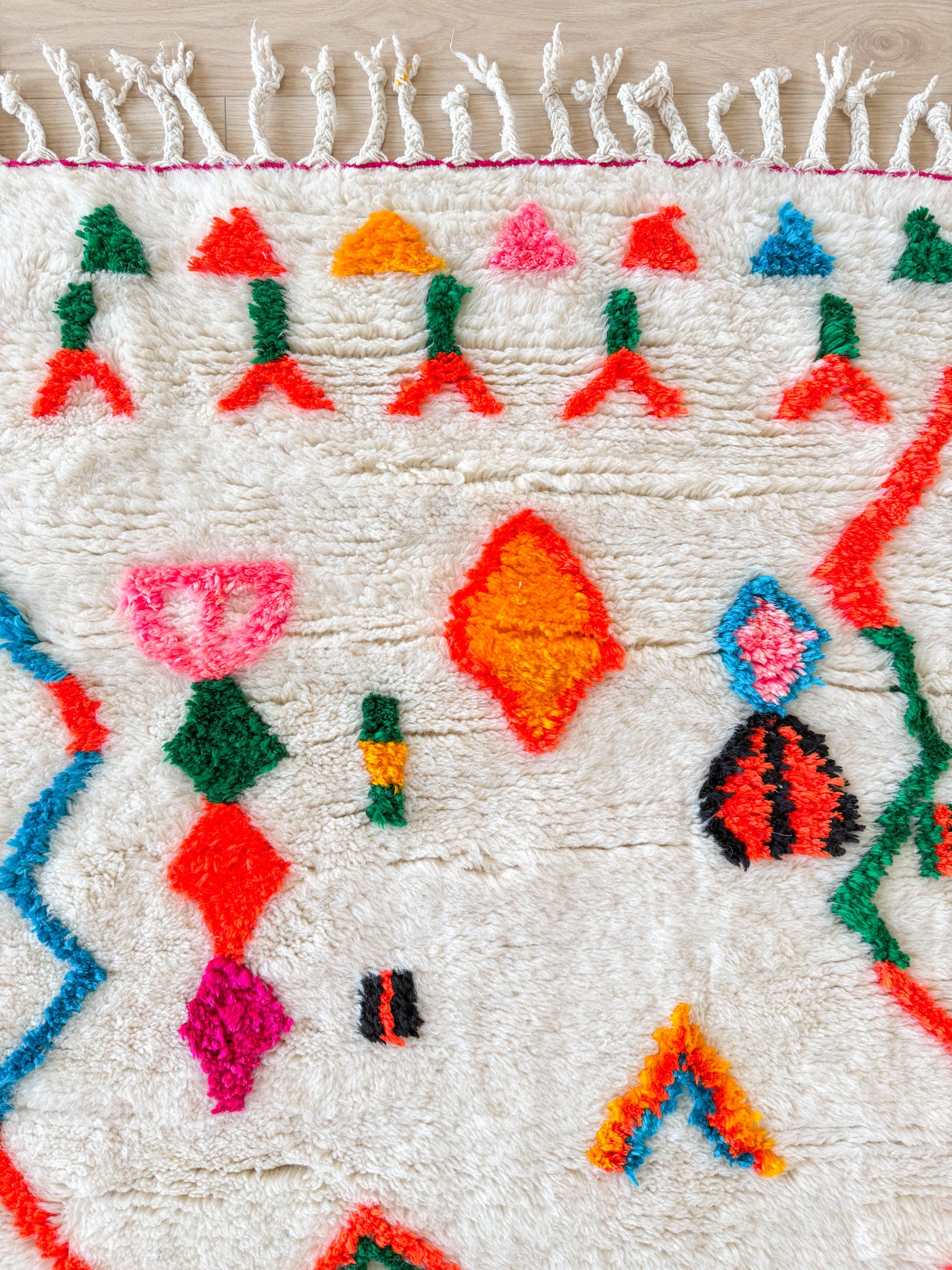 Kleurrijk Berber tapijt 96 x 169 cm - n°2439