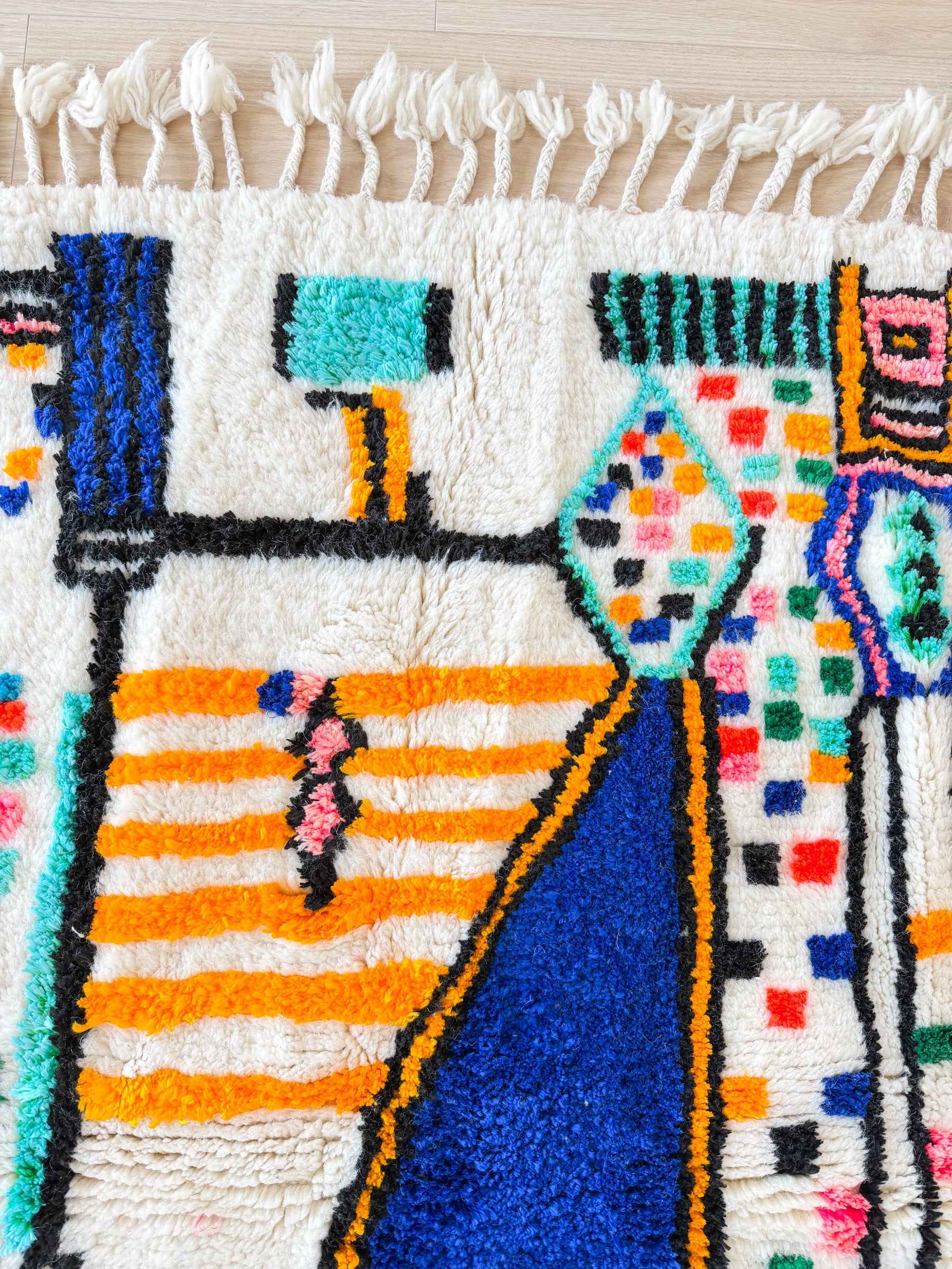 Colorful Berber rug 99 x 171 cm - No. 2403