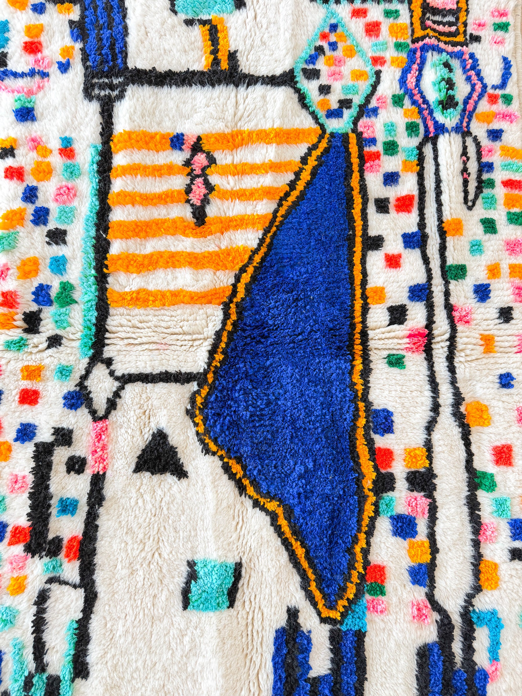 Colorful Berber rug 99 x 171 cm - No. 2403