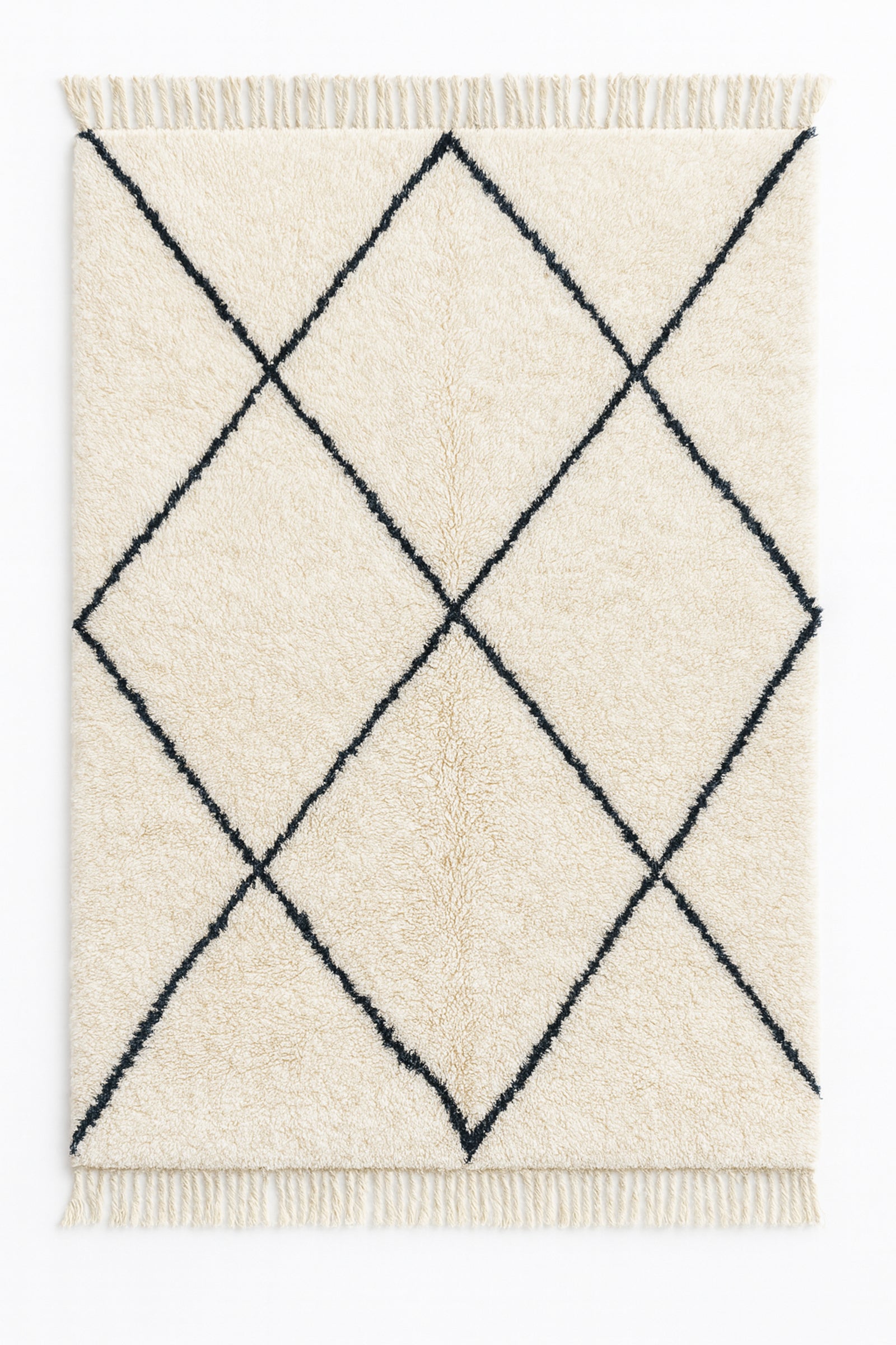 White Berber rug 197 x 311 cm - no. 2340
