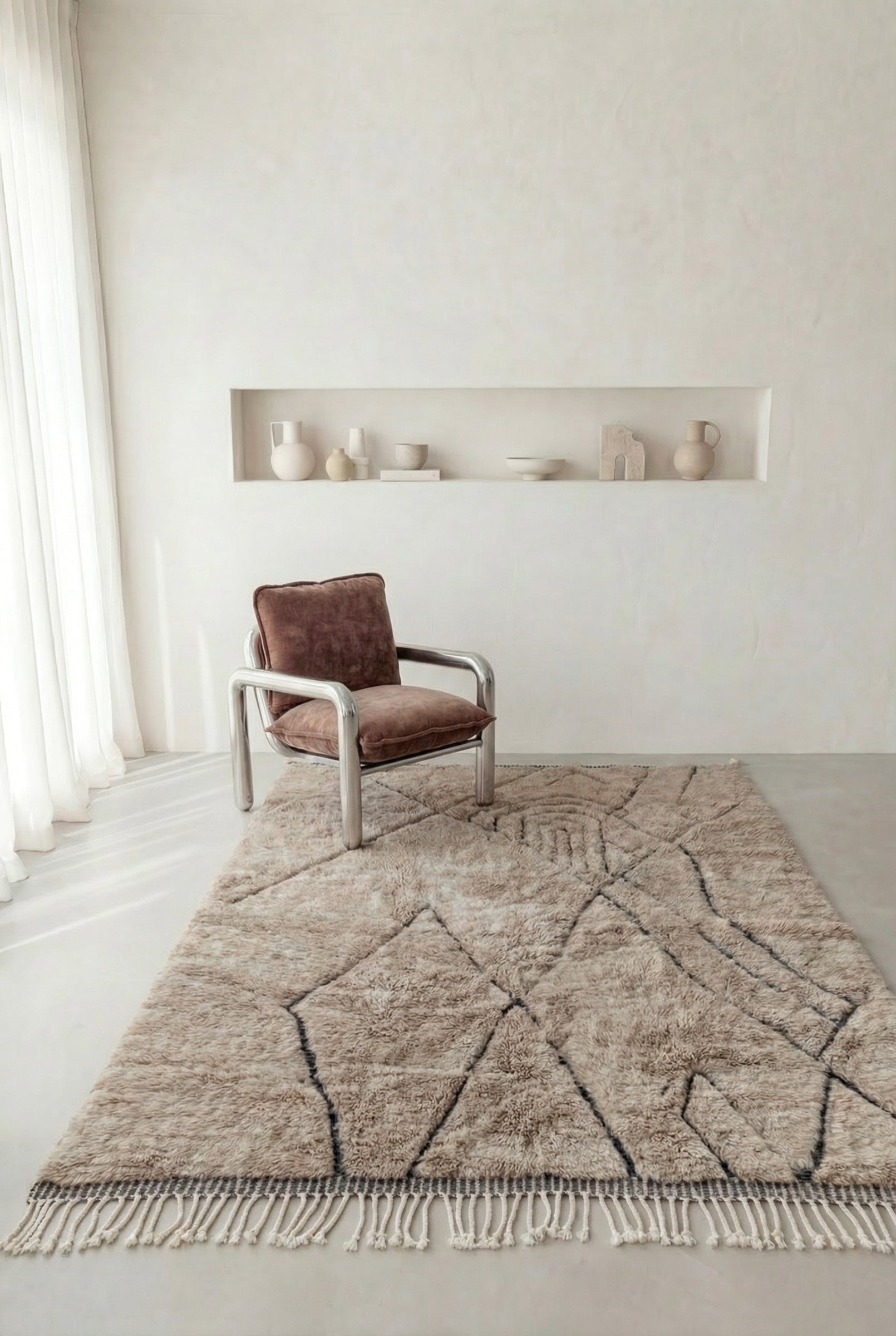 Berber rug M'rirt - No. 2412