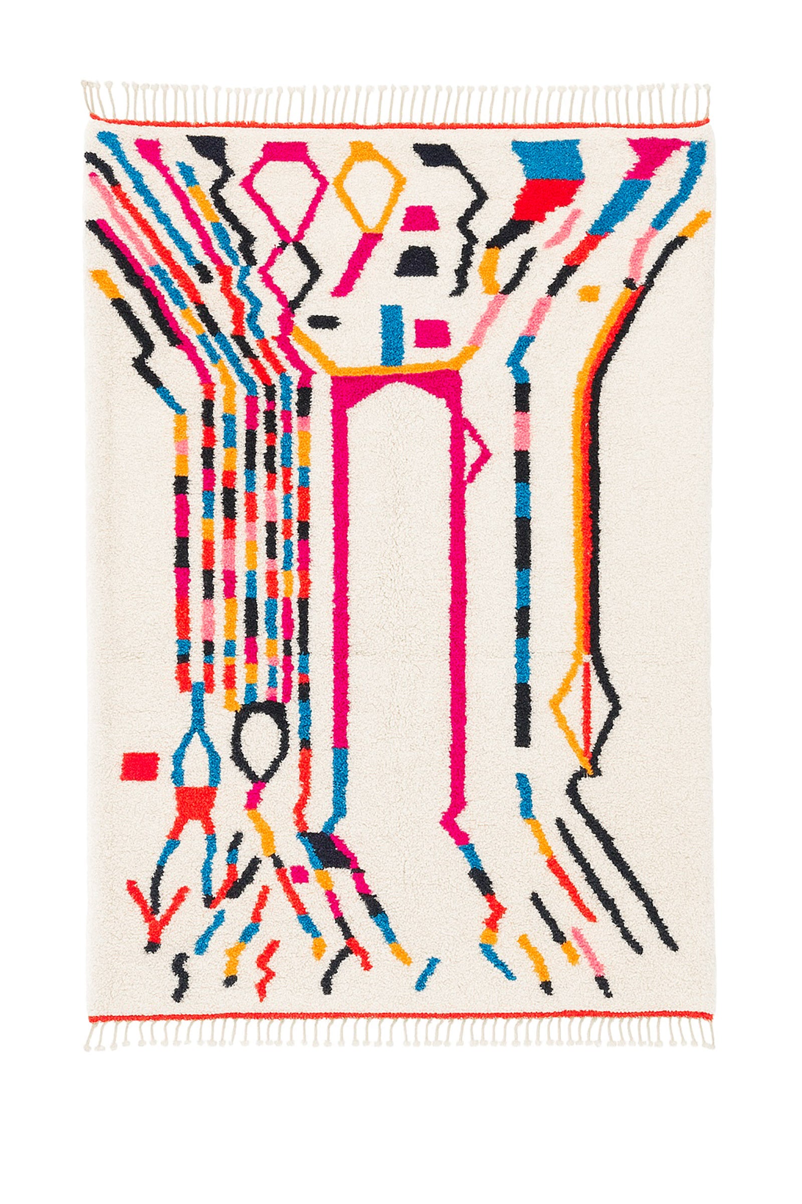 Bunter Berberteppich 164 x 272 cm - Nr. 2143