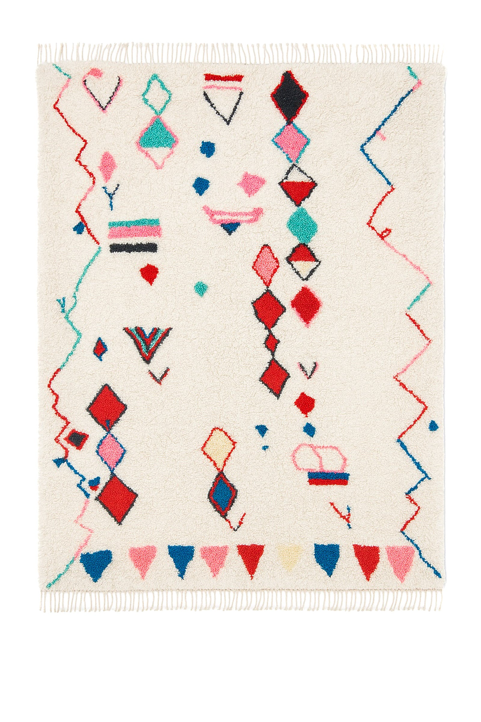 Farbenfroher Berberteppich 210 x 324 cm - Nr. 1992