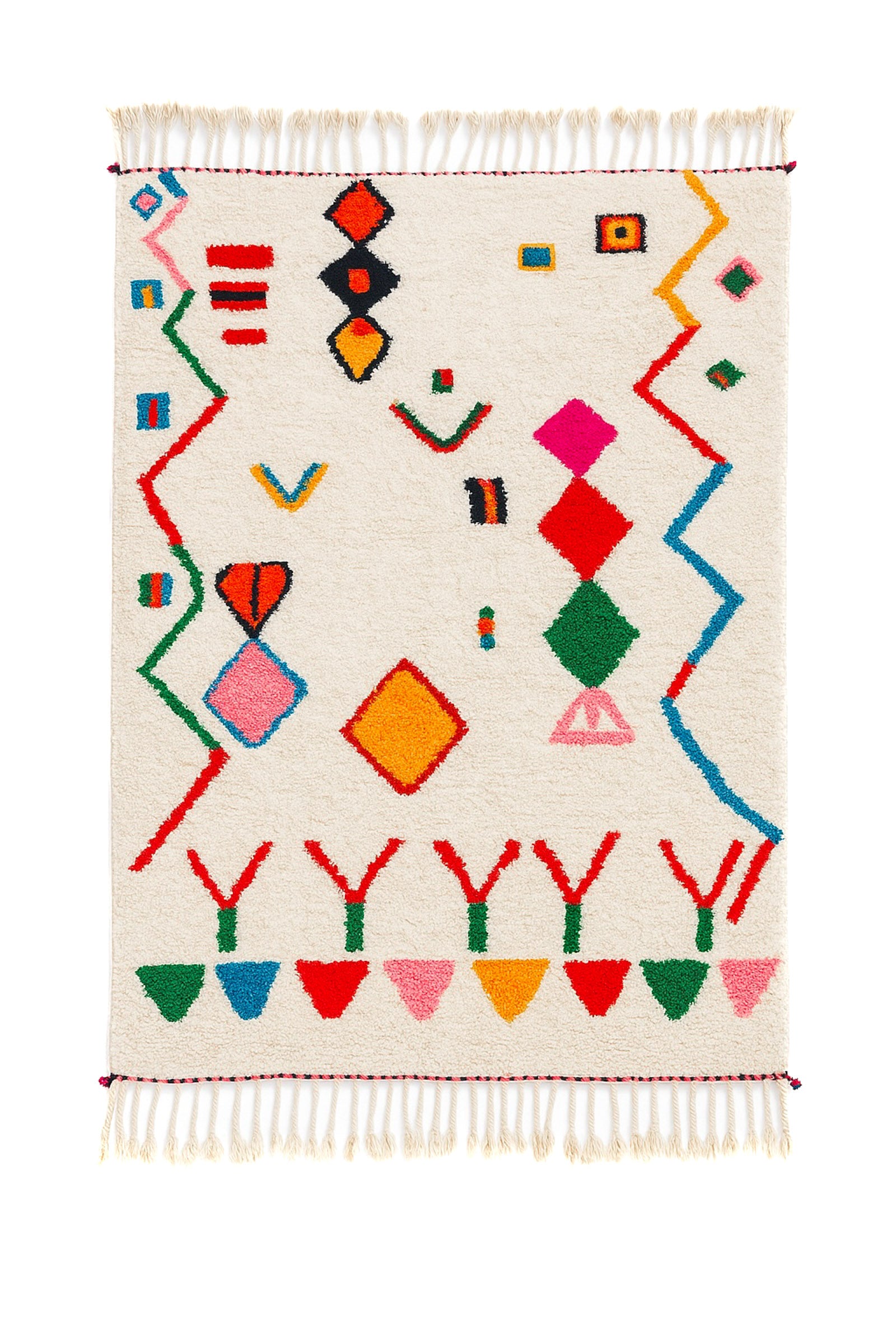 Colorful Berber rug 141 x 231 cm - No. 2359