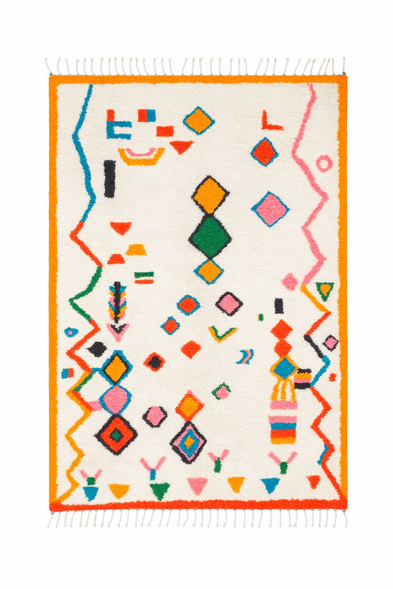 Bunter Berberteppich 158 x 269 cm - Nr. 2166