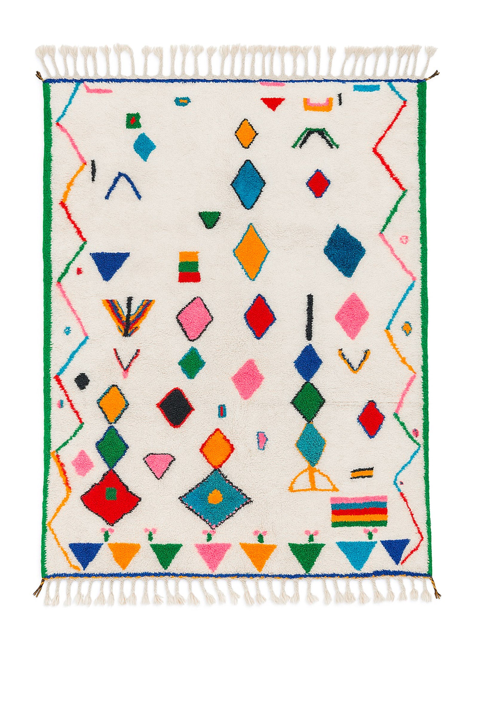 Tapis berbère coloré 194 x 331 cm - n°2283