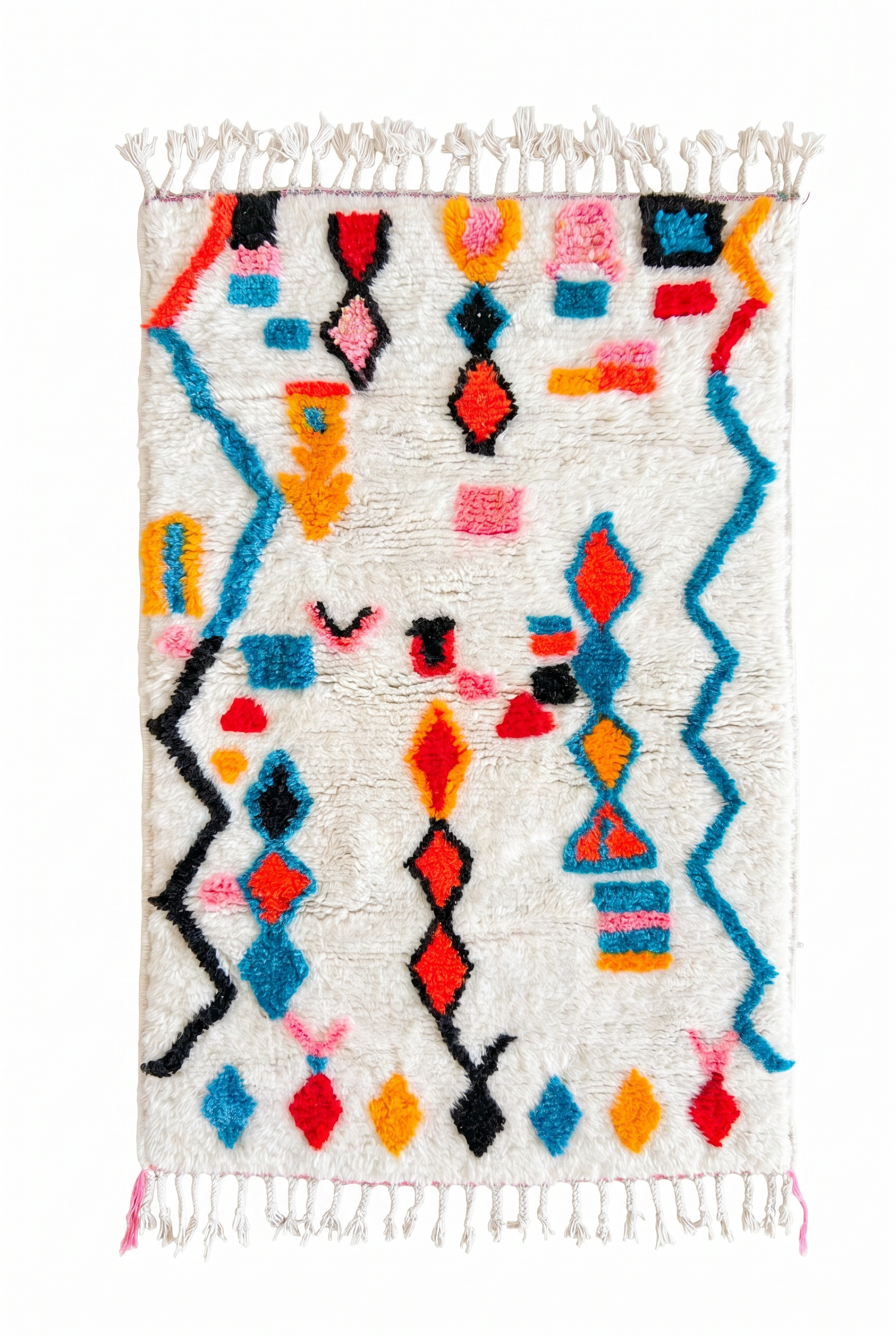 Colorful Berber rug 95 x 168 cm - No. 2402
