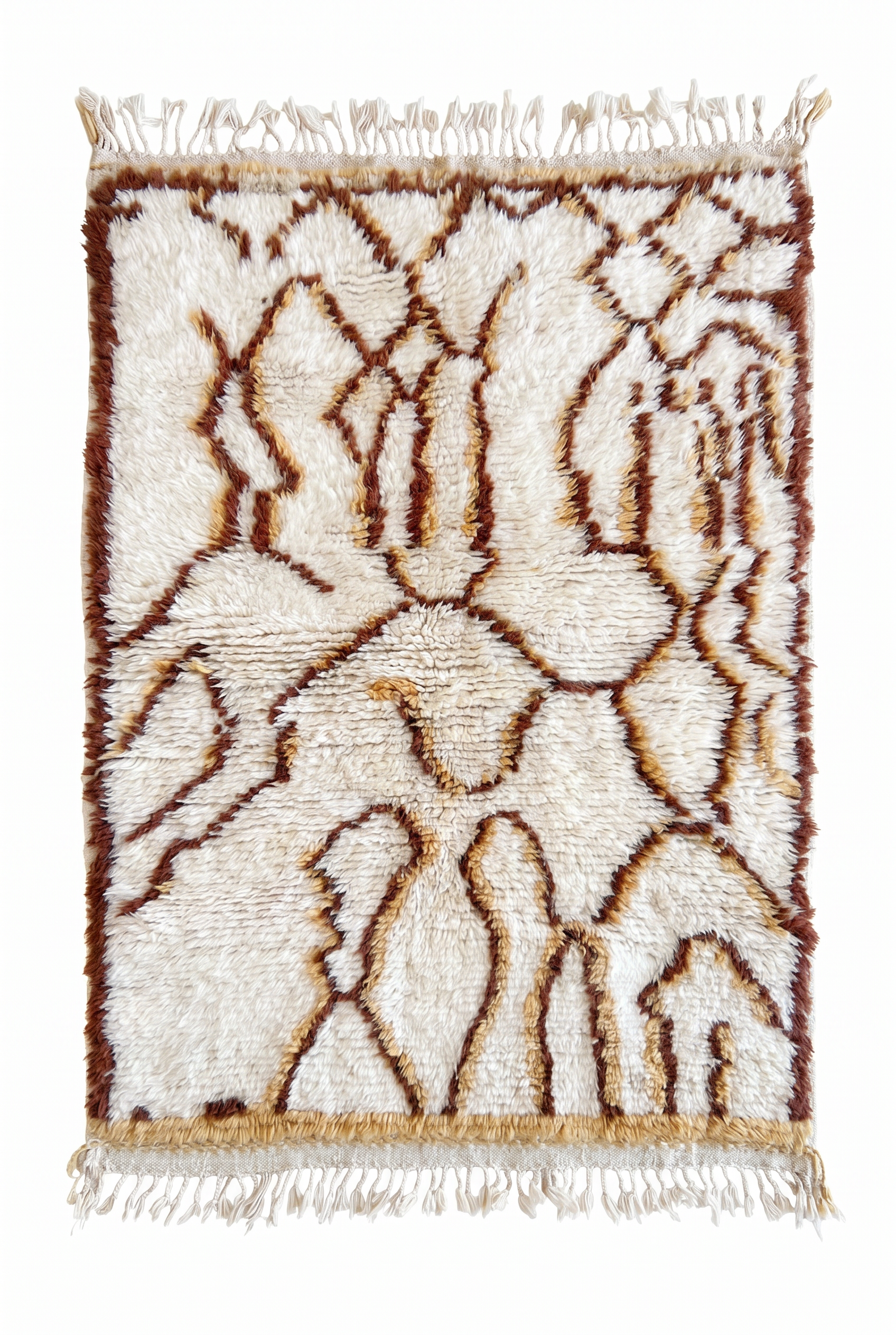 Alfombra bereber colorida 106 x 166 cm - n°2286