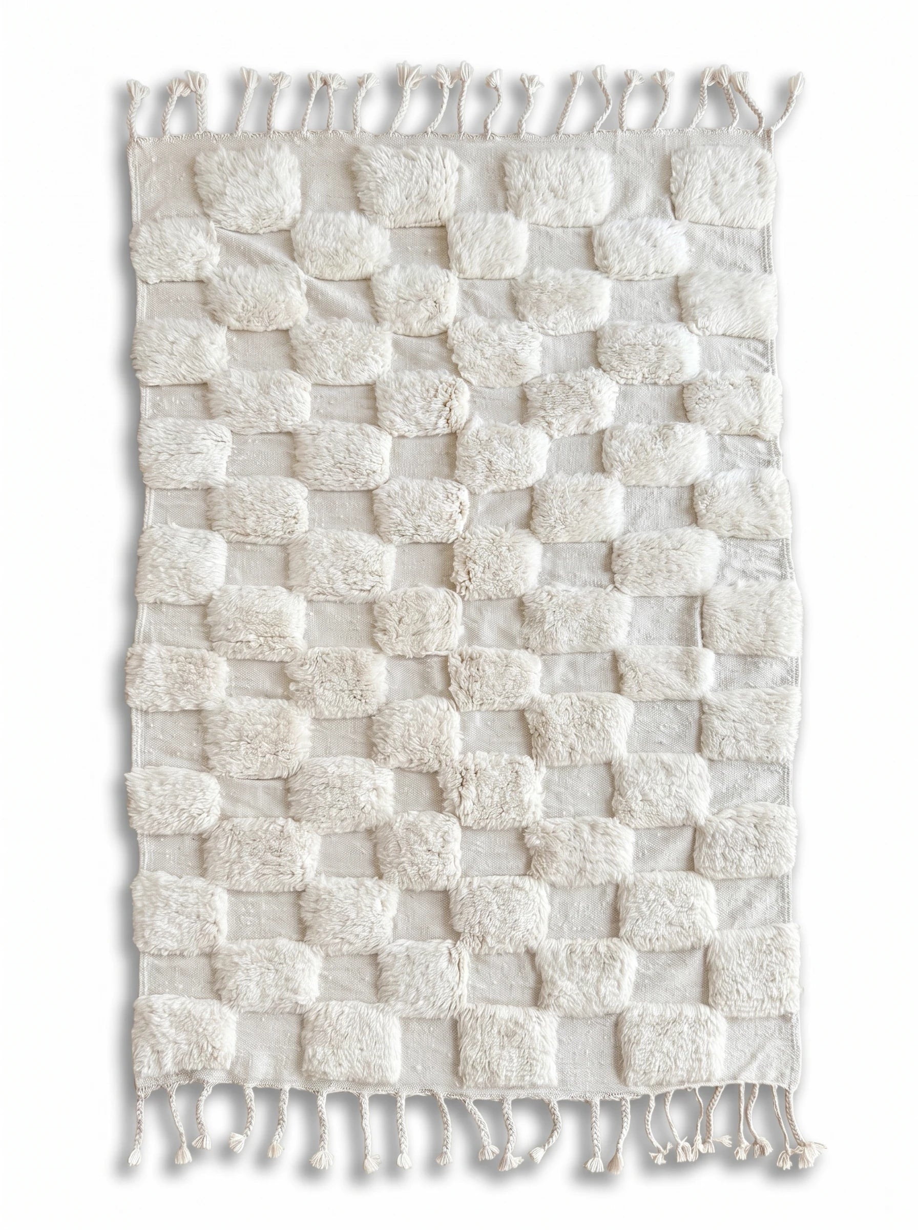 Tappeto Beni Ouarain 142 x 295 cm, tappeto berbero fatto a mano in lana | Tamazi