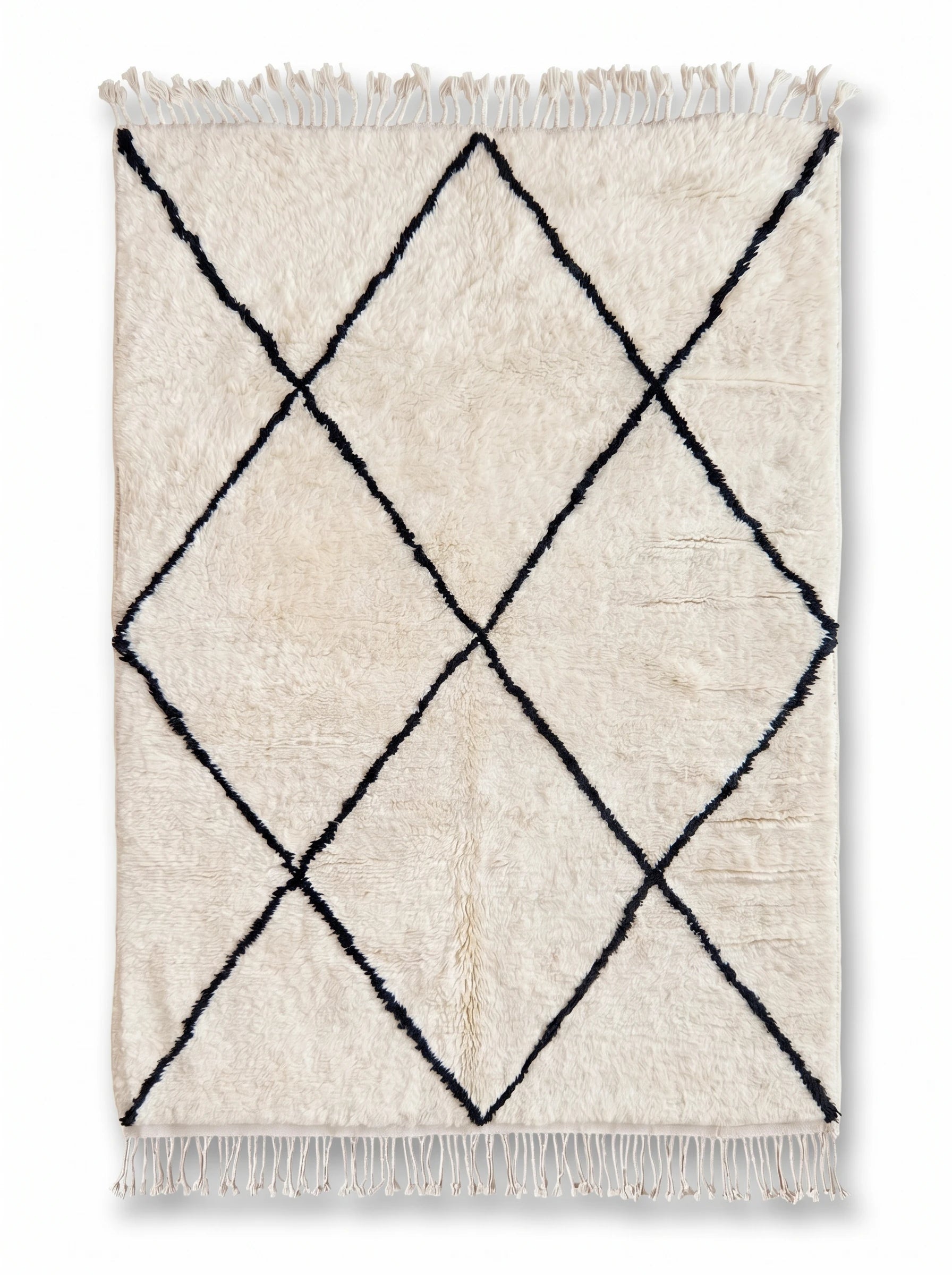 Tappeto Beni Ouarain 150 x 280 cm, tappeto berbero fatto a mano in lana | Tamazi