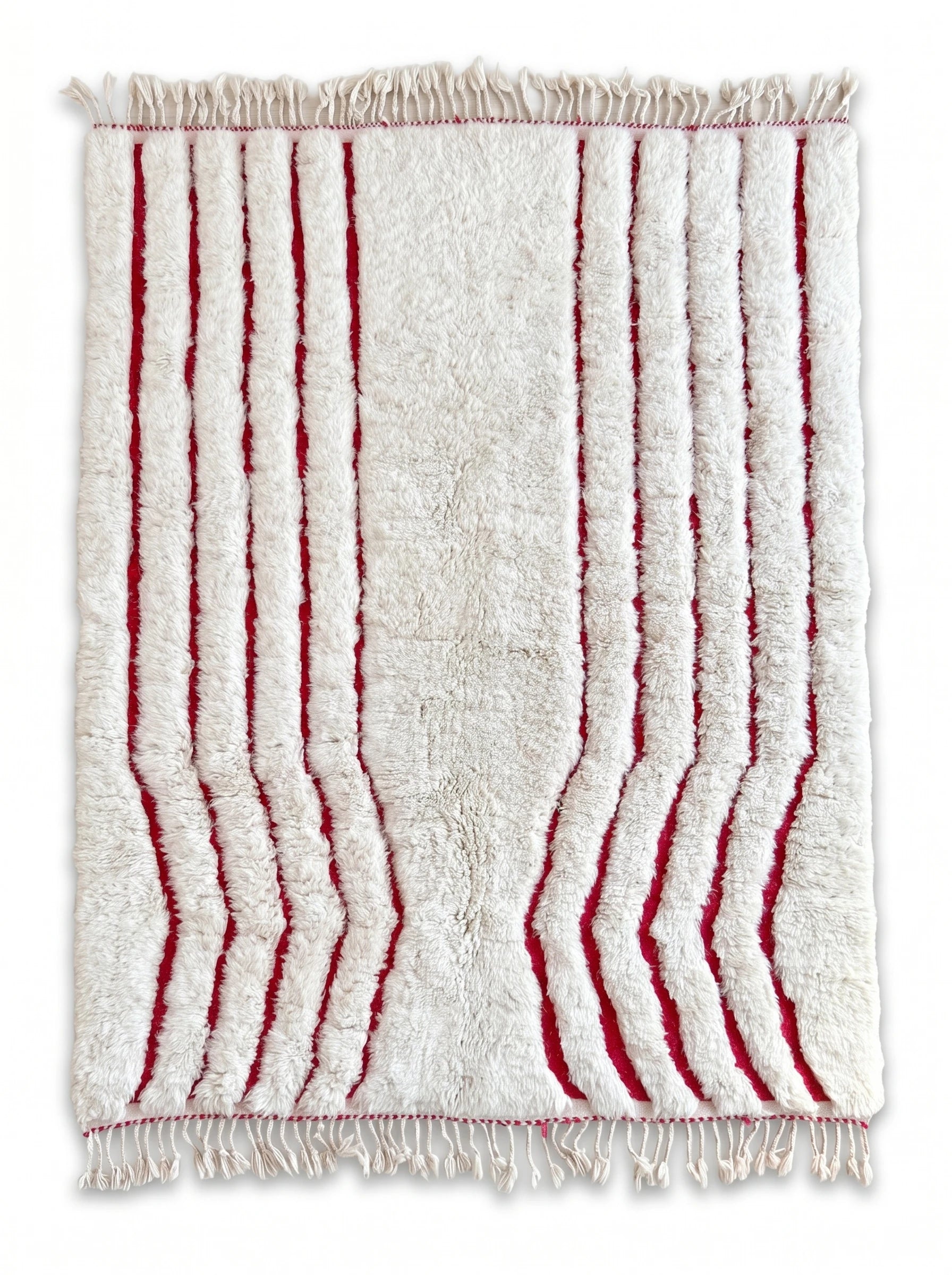 Beni Ouarain Teppich 210 x 320 cm, handgefertigter Berberteppich aus Wolle | Tamazi
