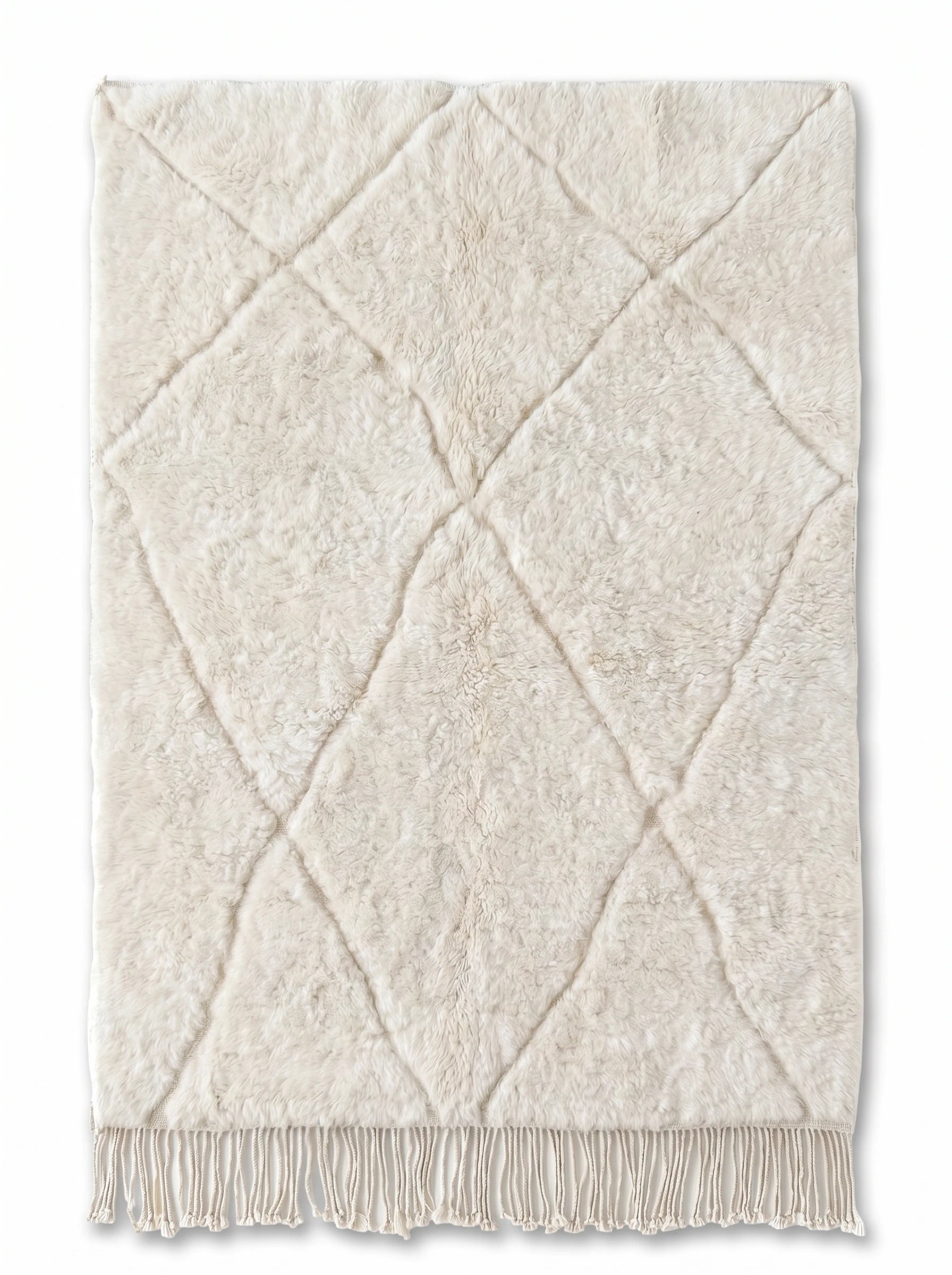 Teppich M'rirt 149 x 260 cm, handgefertigter Berberteppich aus Wolle | Tamazi