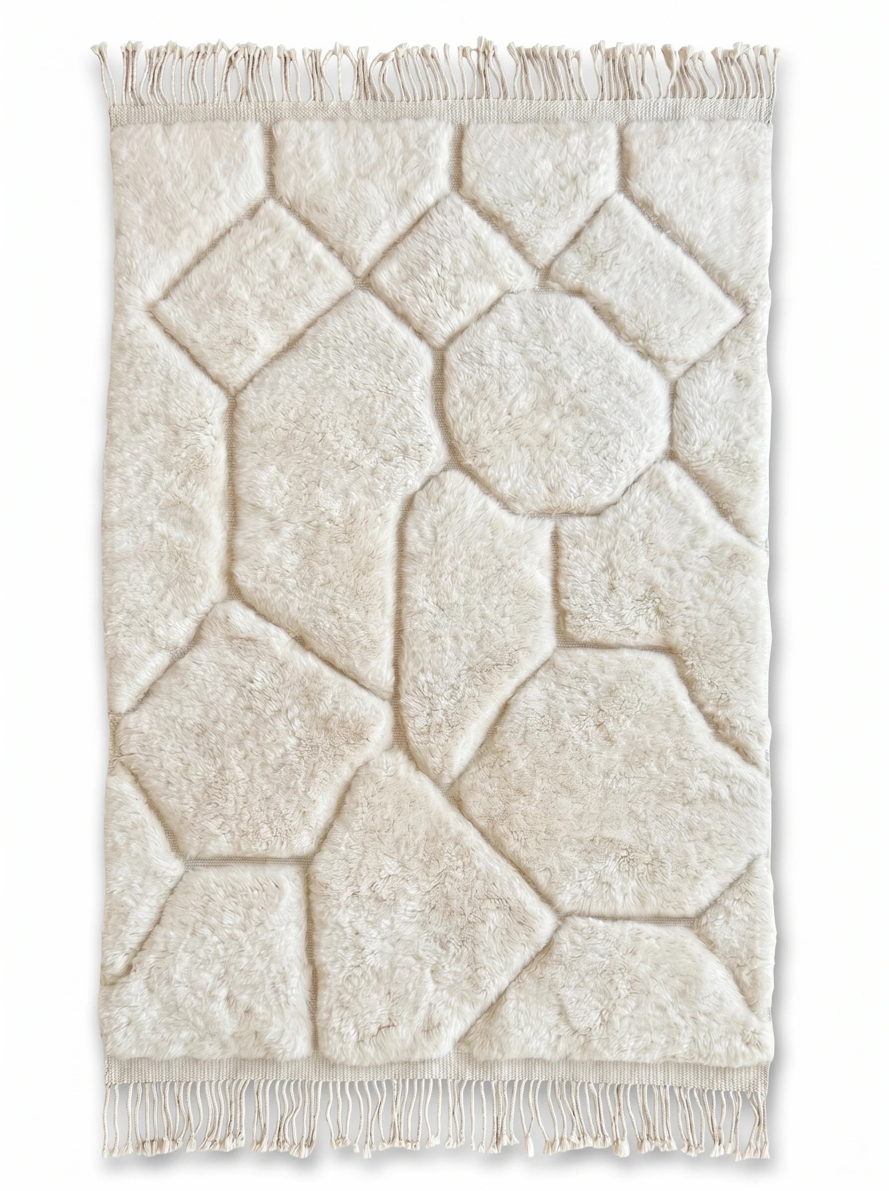 M'rirt tapijt 150 x 280 cm, handgemaakt berbers wollen tapijt | Tamazi
