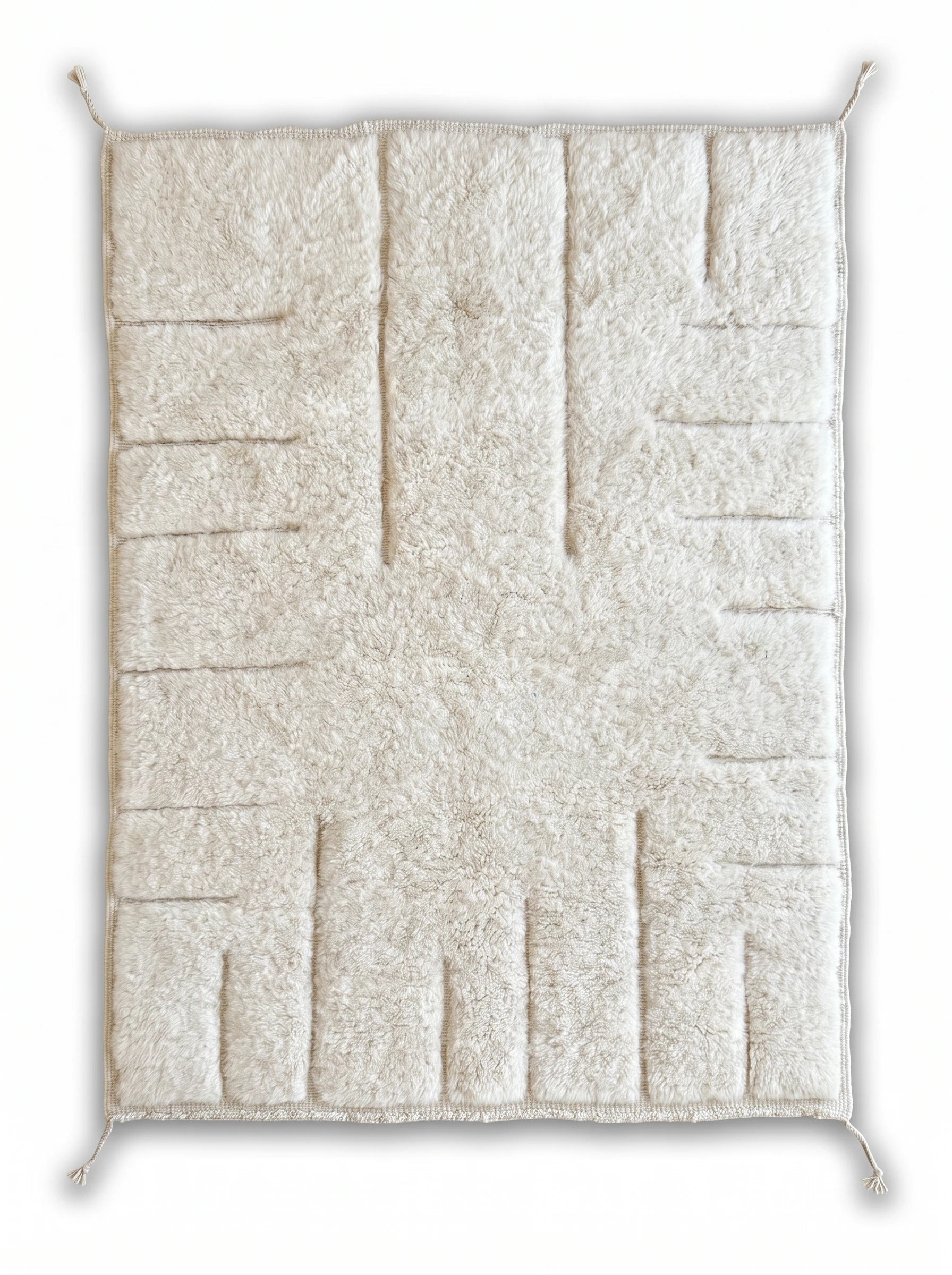 M'rirt Teppich 167 x 226 cm, handgefertigter Berberteppich aus Wolle | Tamazi