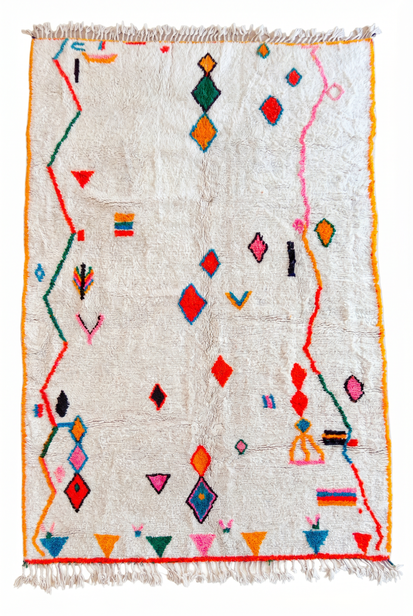 Kleurrijk Berbers tapijt 206 x 330 cm - n°2563
