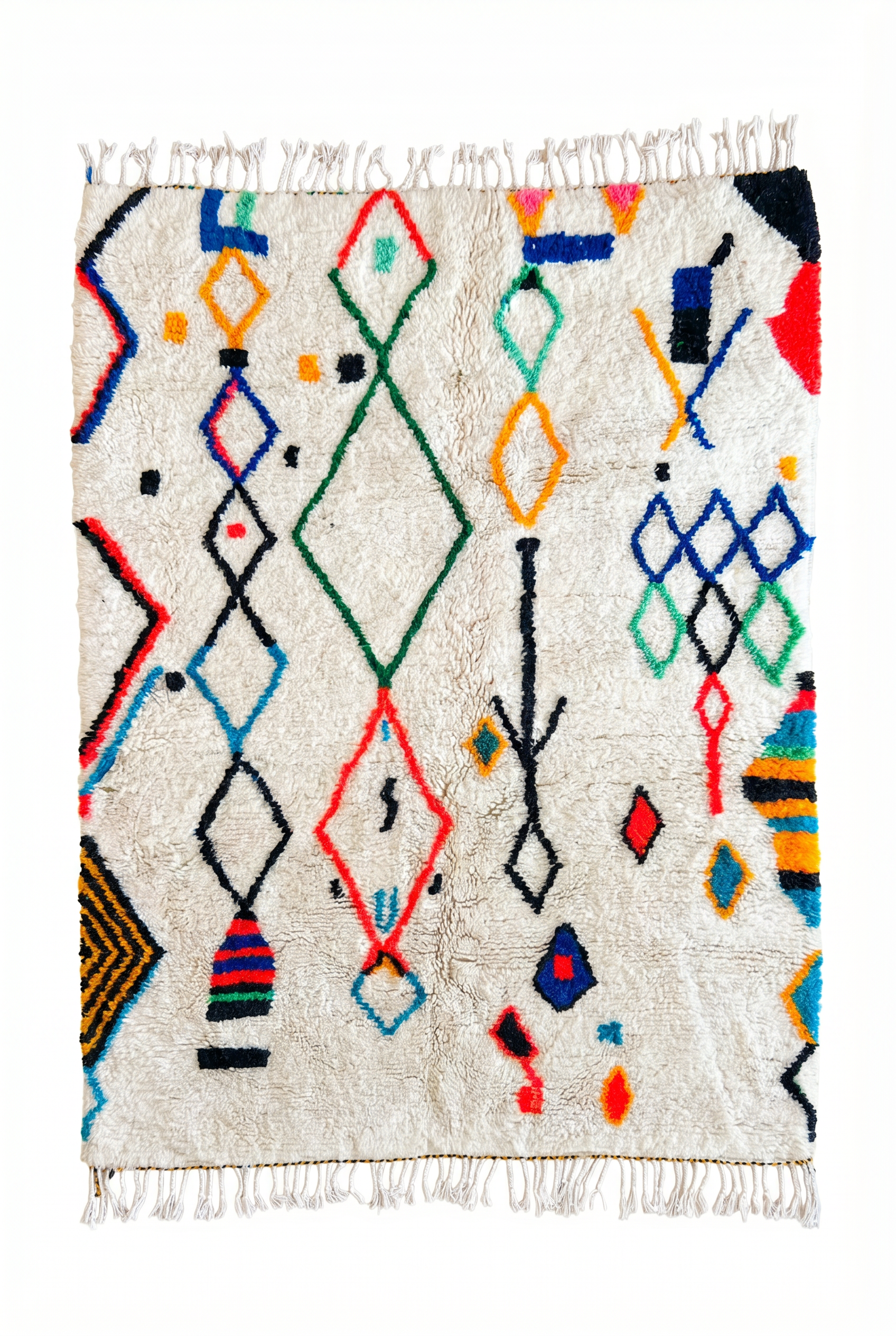 Kleurrijk berbers tapijt 147 x 214 cm - n°2556
