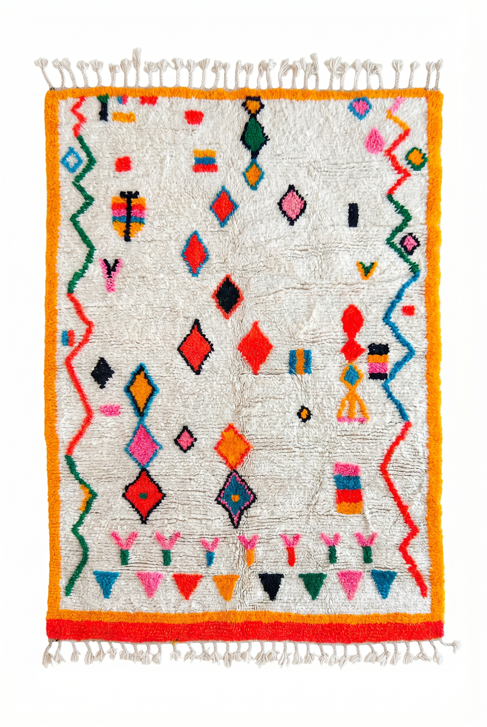 Kleurrijk Berbers tapijt 157 x 223 cm - n°2544