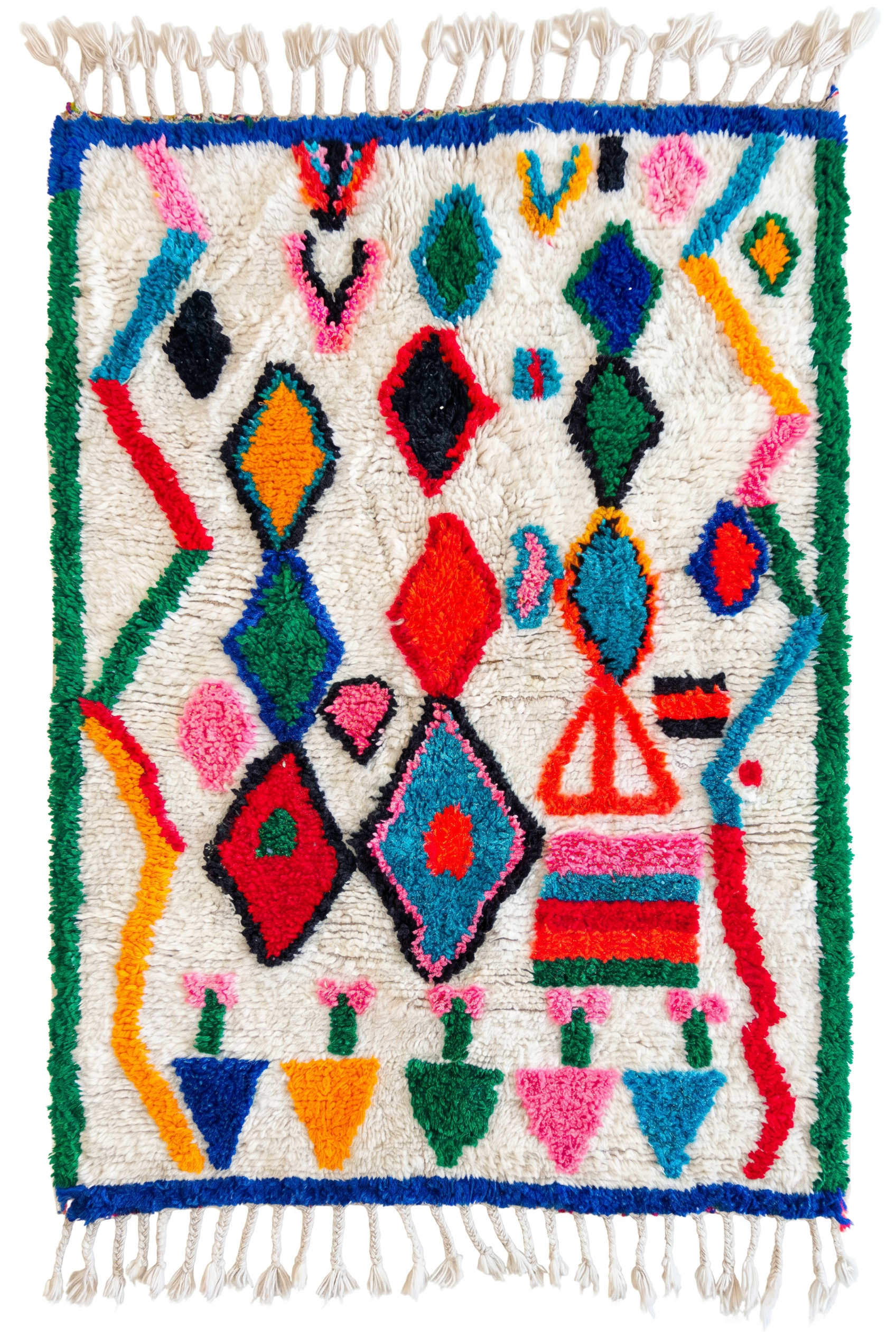 Colorful Berber Rug 97 x 163 cm - n°2555