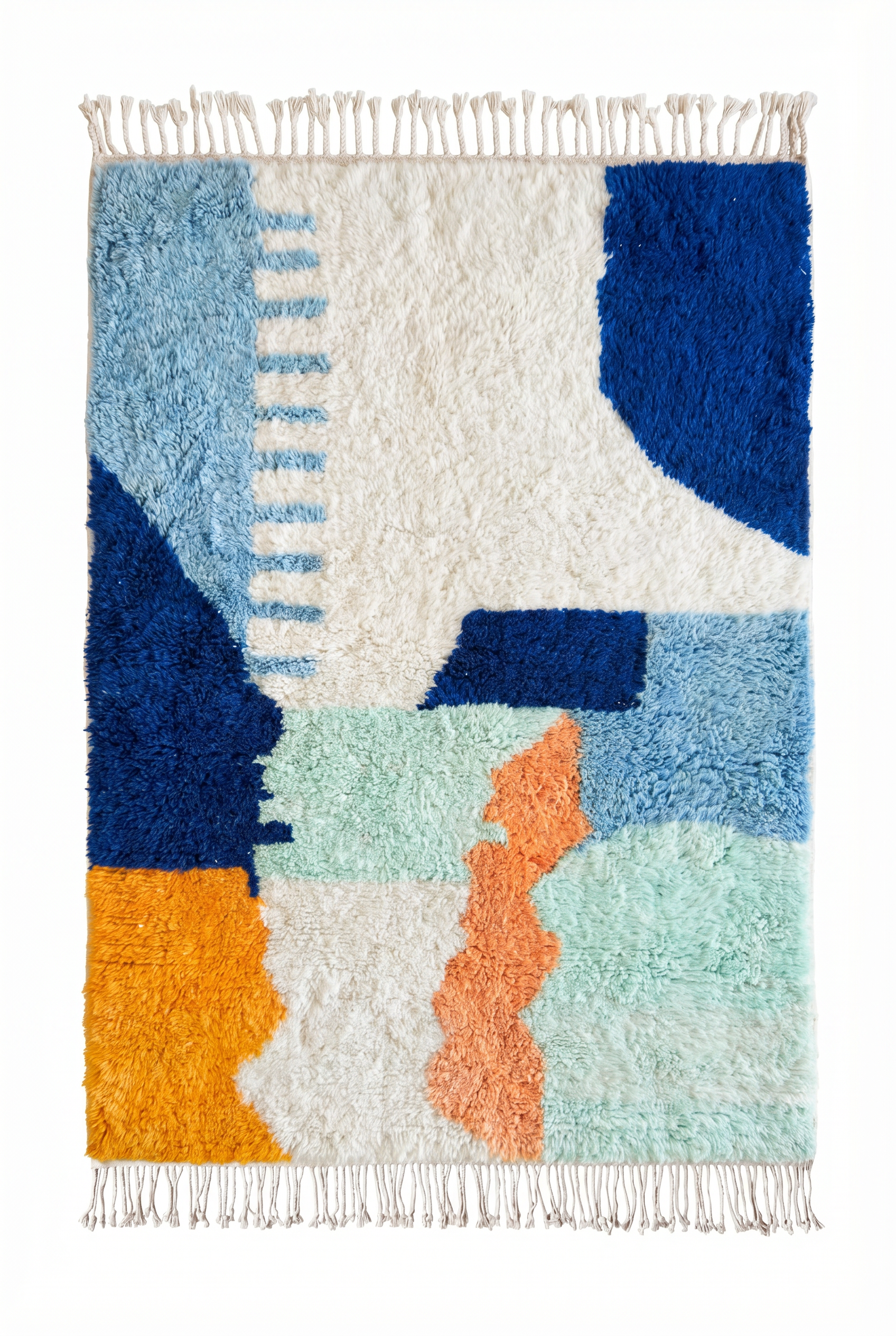 Colorful Berber rug 124 x 195 cm - No. 2523