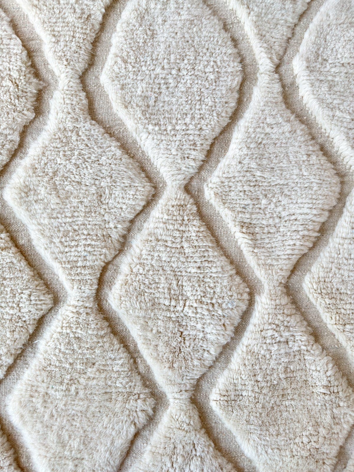 White Beni Ouarain rugs